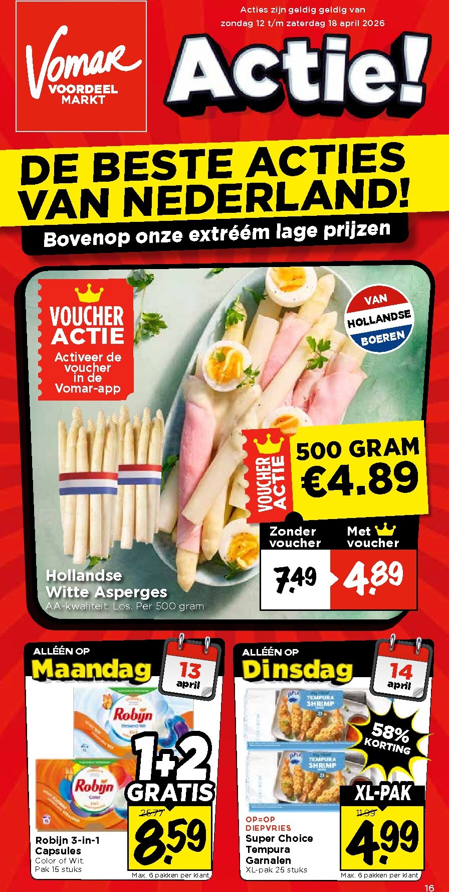 Vomar folder voor volgende week van zondag 12-04-2026 tot zaterdag 18-04-2026