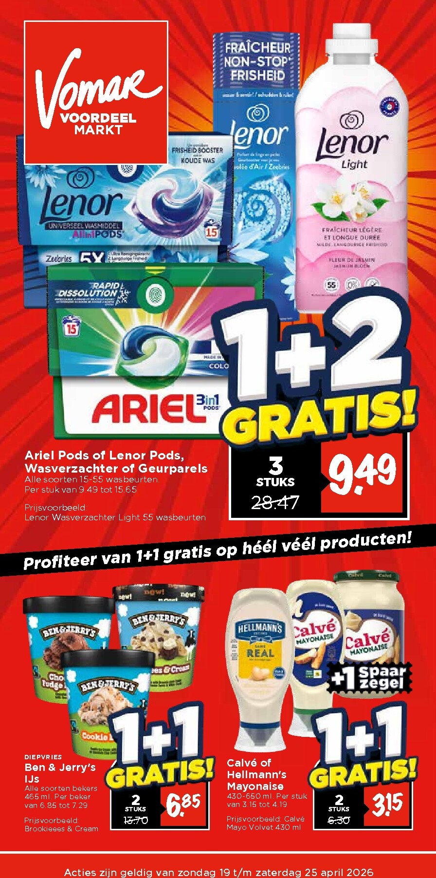 Vomar folder voor volgende week van zondag 19-04-2026 tot zaterdag 25-04-2026