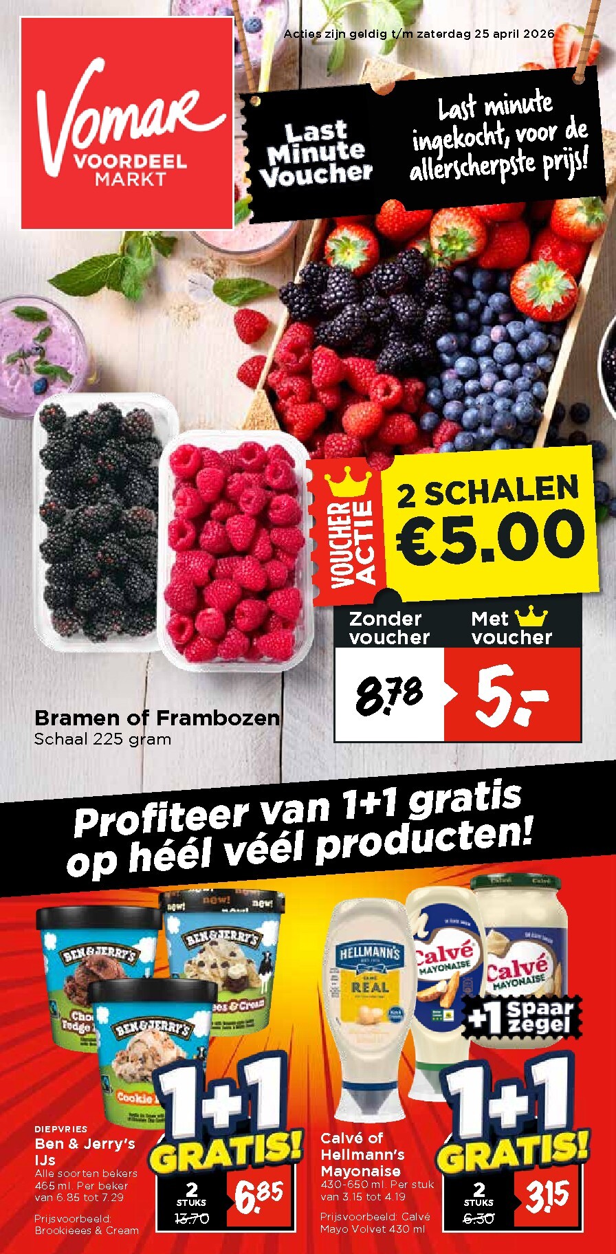 Huidige Vomar - Weekendfolder folder geldig van donderdag 23-04-2026 tot zaterdag 25-04-2026