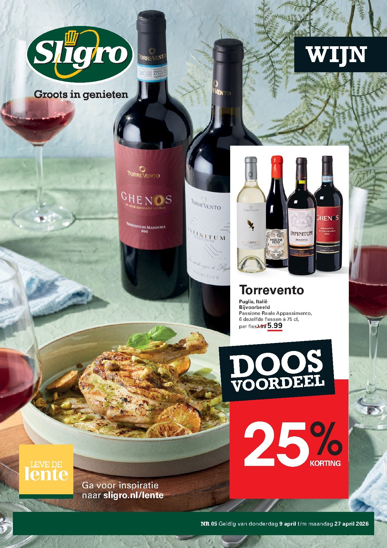 Huidige Sligro - Wijn folder geldig van donderdag 09-04-2026 tot maandag 27-04-2026