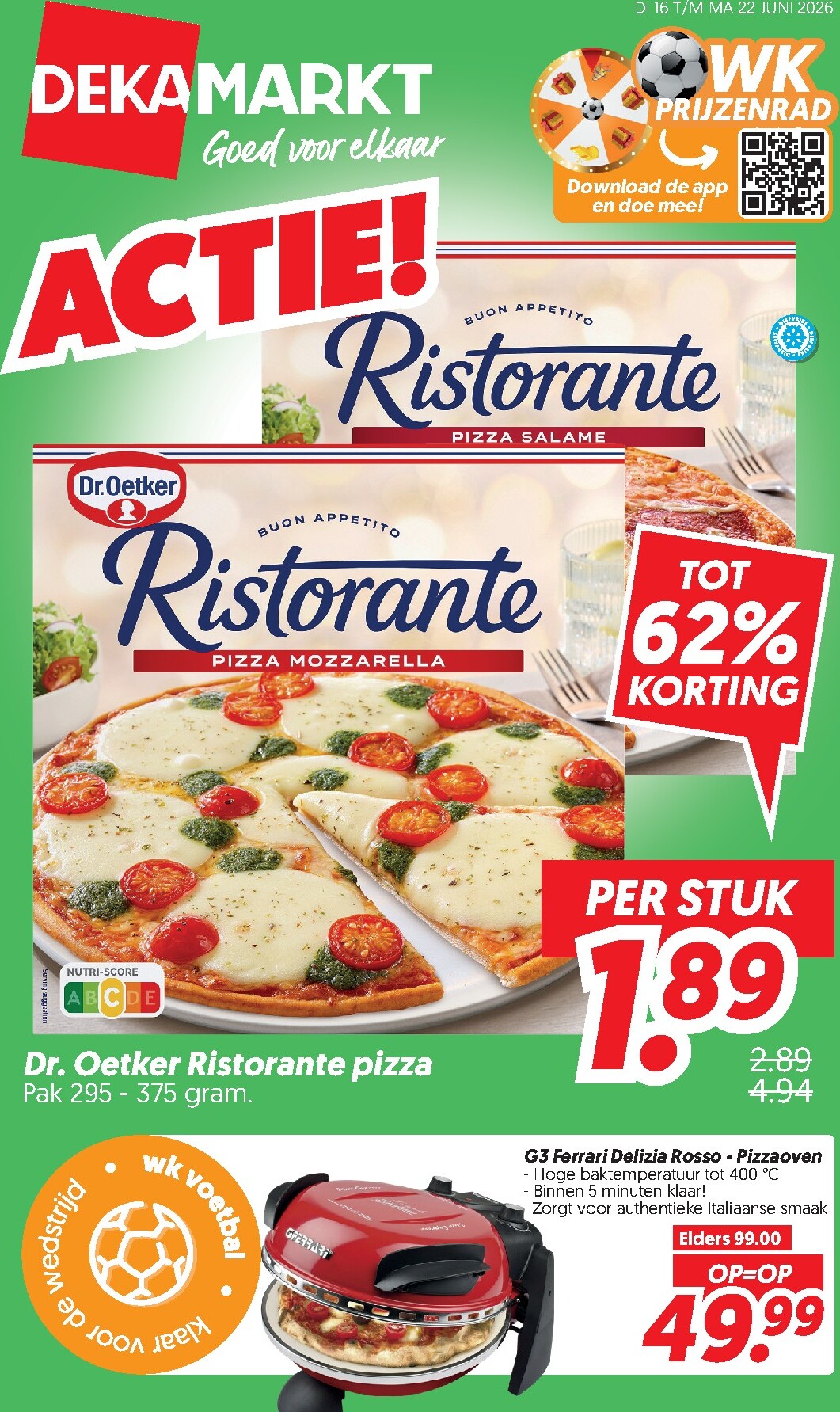 Dekamarkt folder voor volgende week van dinsdag 16-06-2026 tot maandag 22-06-2026