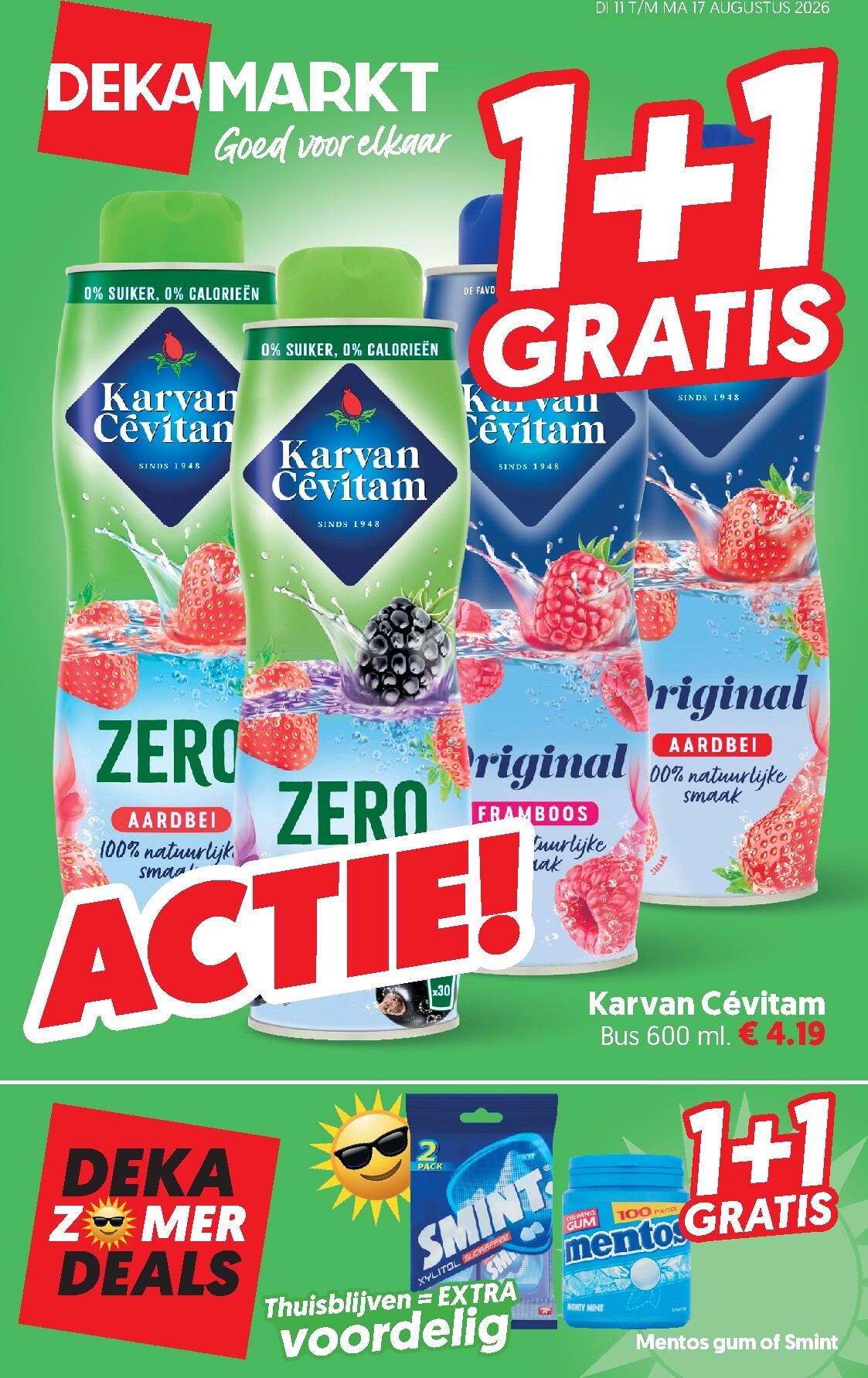 Dekamarkt folder voor volgende week van dinsdag 11-08-2026 tot maandag 17-08-2026