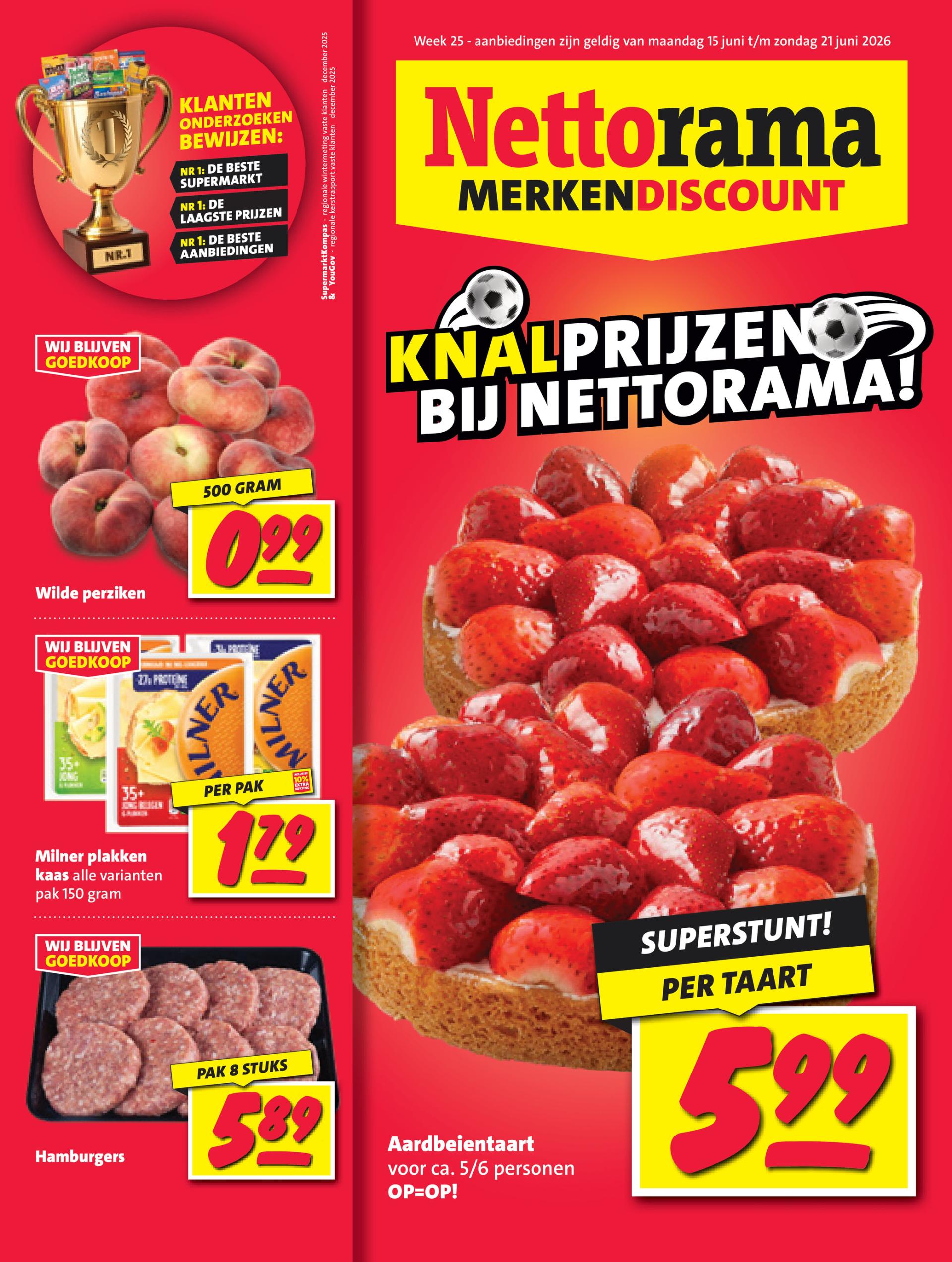 Nettorama folder voor volgende week van maandag 15-06-2026 tot zondag 21-06-2026