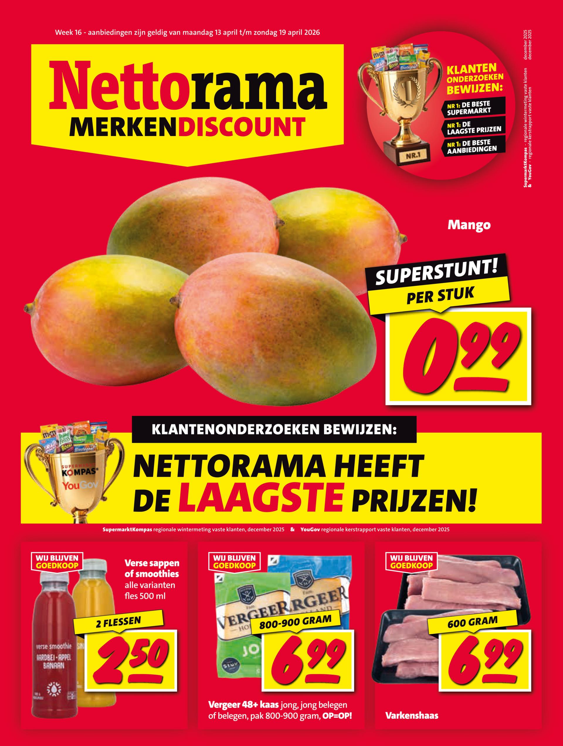 Nettorama folder voor volgende week van maandag 13-04-2026 tot zondag 19-04-2026