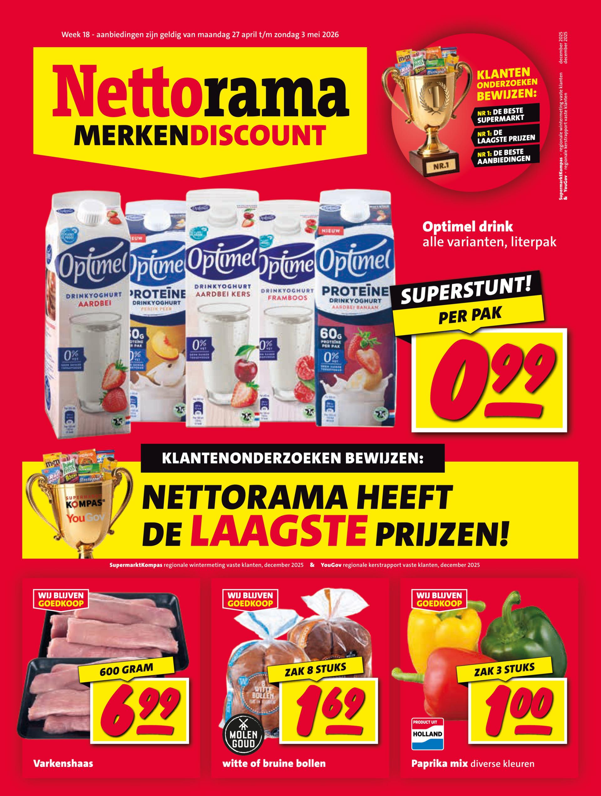 Nettorama folder voor volgende week van maandag 27-04-2026 tot zondag 03-05-2026