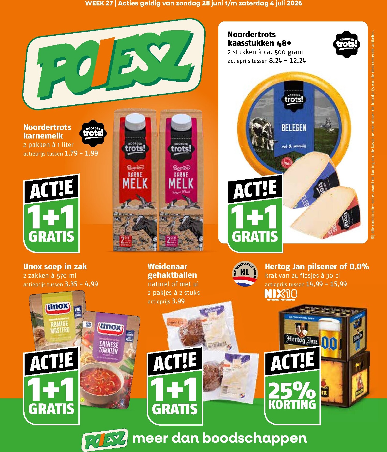Poiesz folder voor volgende week van zondag 28-06-2026 tot zaterdag 04-07-2026