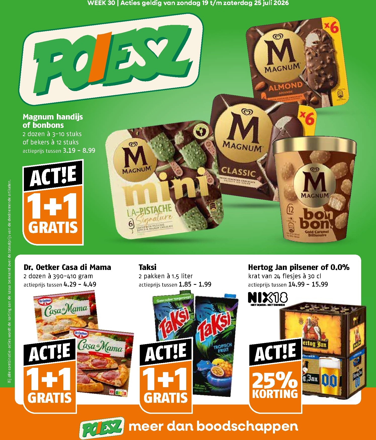 Poiesz folder voor volgende week van zondag 19-07-2026 tot zaterdag 25-07-2026