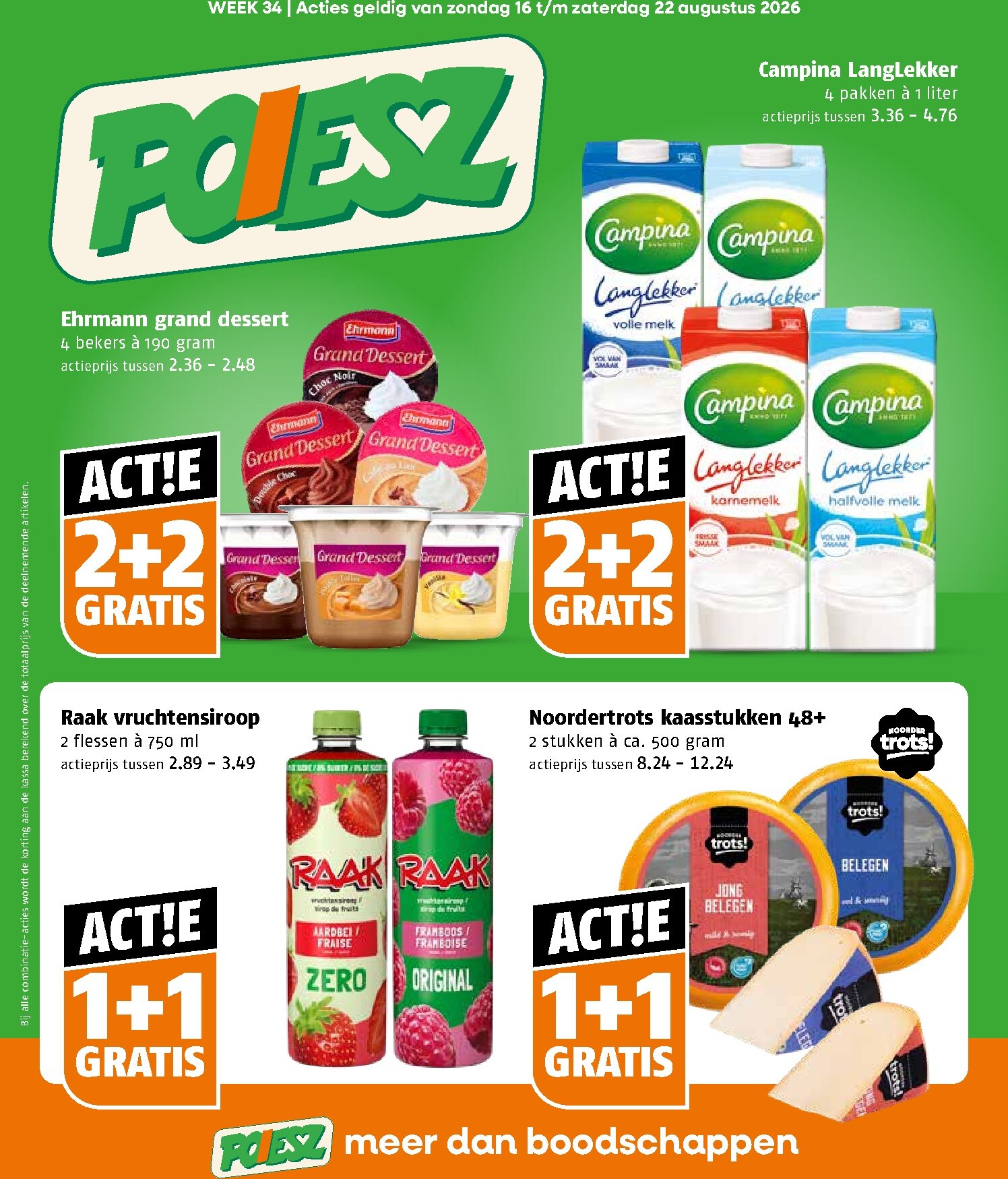 Poiesz folder voor volgende week van zondag 16-08-2026 tot zaterdag 22-08-2026