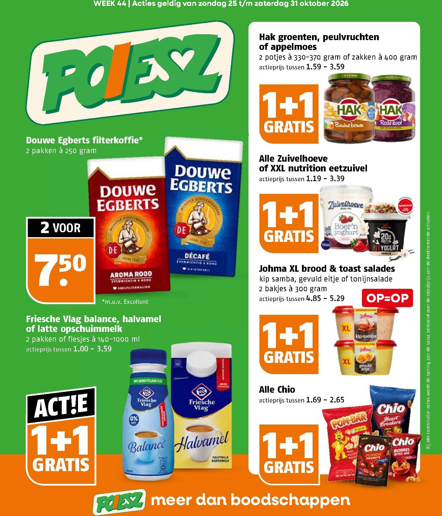 Poiesz folder voor volgende week van zondag 25-10-2026 tot zaterdag 31-10-2026