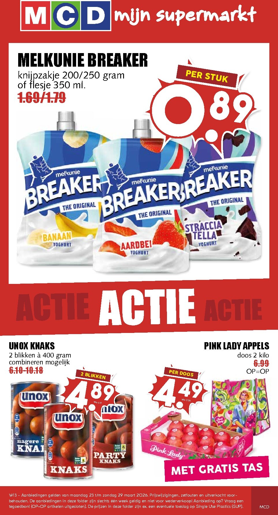 De MCD - Supermarkt folder geldig vanaf 23-03-2026 t/m 29-03-2026