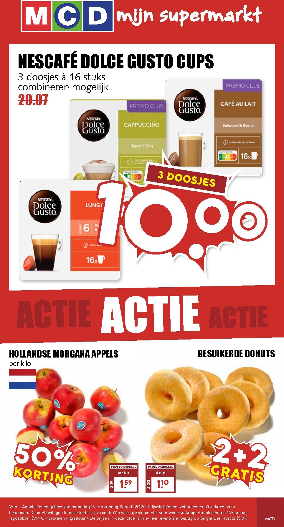 MCD - Supermarkt folder voor volgende week van maandag 13-04-2026 tot zondag 19-04-2026