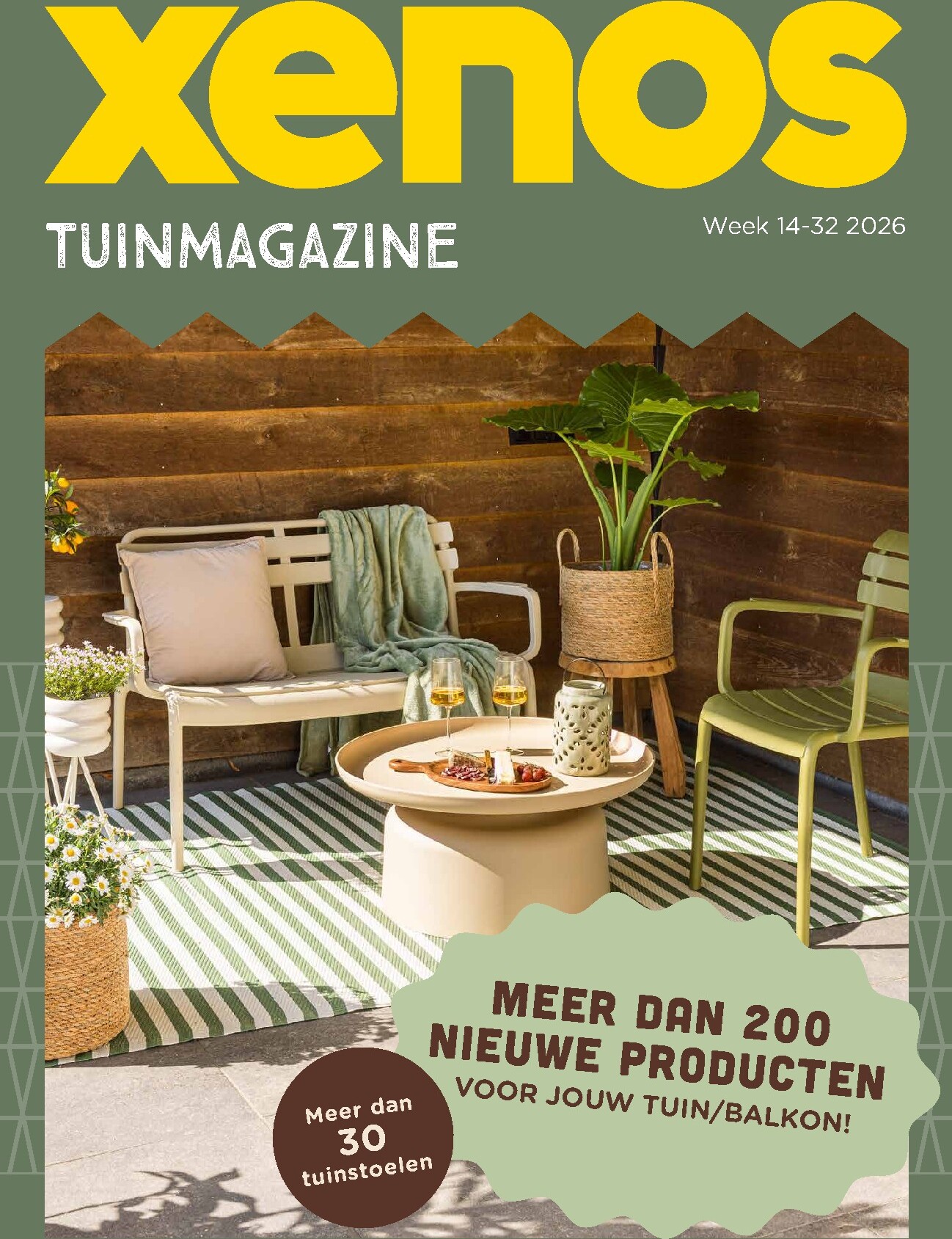 Huidige Xenos - Tuinmagazine folder geldig van maandag 30-03-2026 tot zondag 09-08-2026