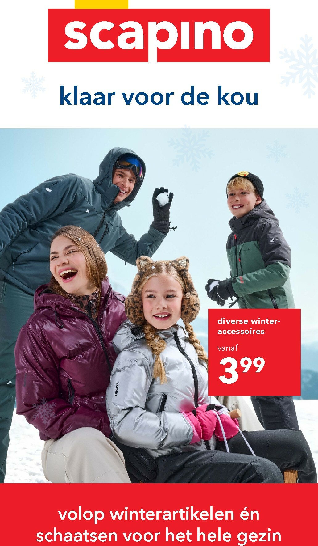De Scapino - Klaar voor de kou folder geldig vanaf 12-01 t/m 25-01