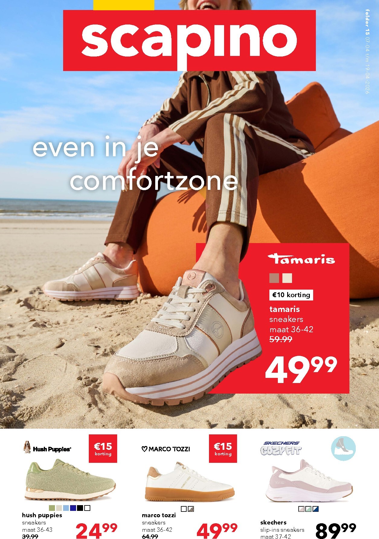 Huidige Scapino folder geldig van dinsdag 07-04-2026 tot zondag 19-04-2026