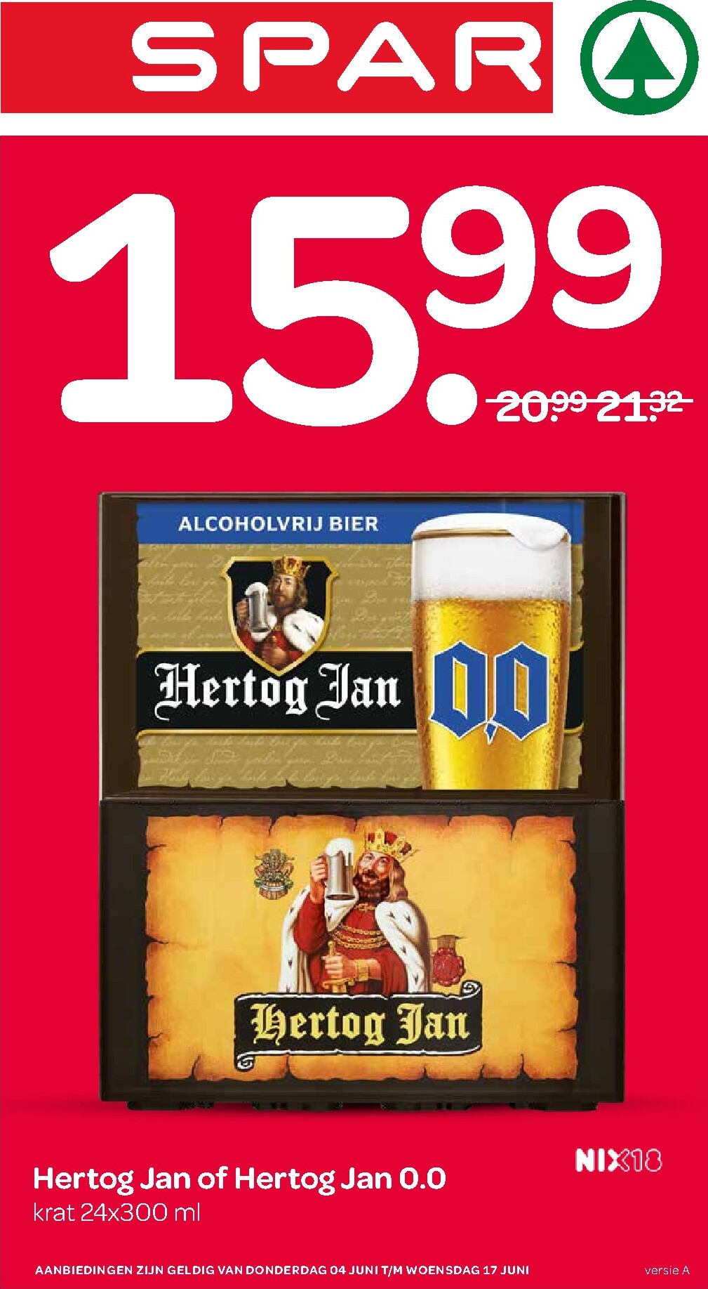 Huidige SPAR folder geldig van donderdag 04-06-2026 tot woensdag 17-06-2026