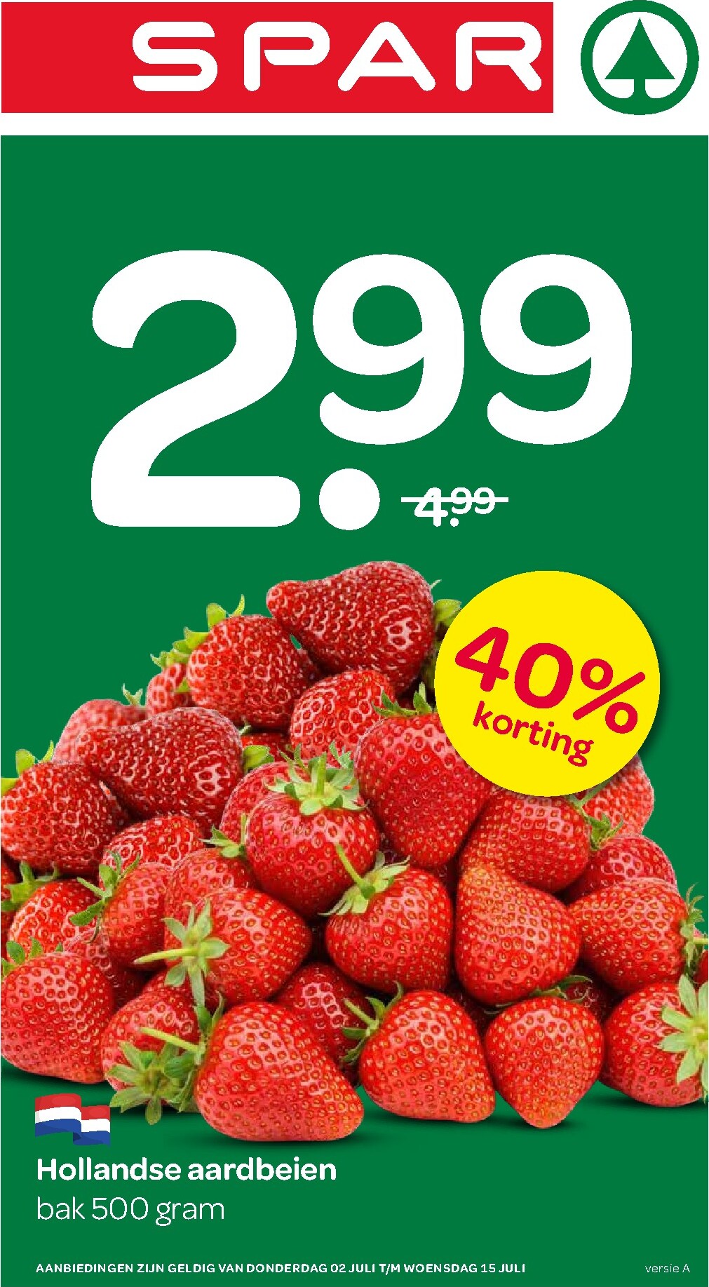 Huidige SPAR folder geldig van donderdag 02-07-2026 tot woensdag 15-07-2026