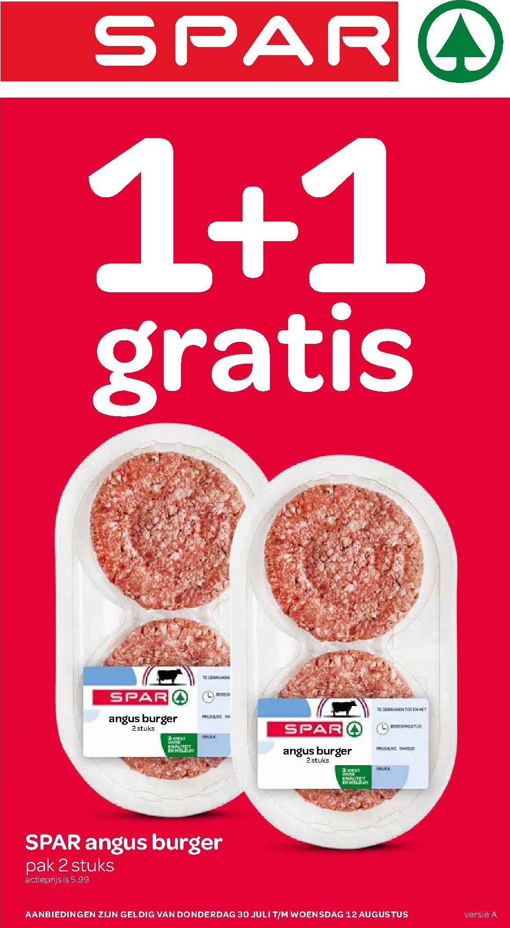 Huidige SPAR folder geldig van donderdag 30-07-2026 tot woensdag 12-08-2026
