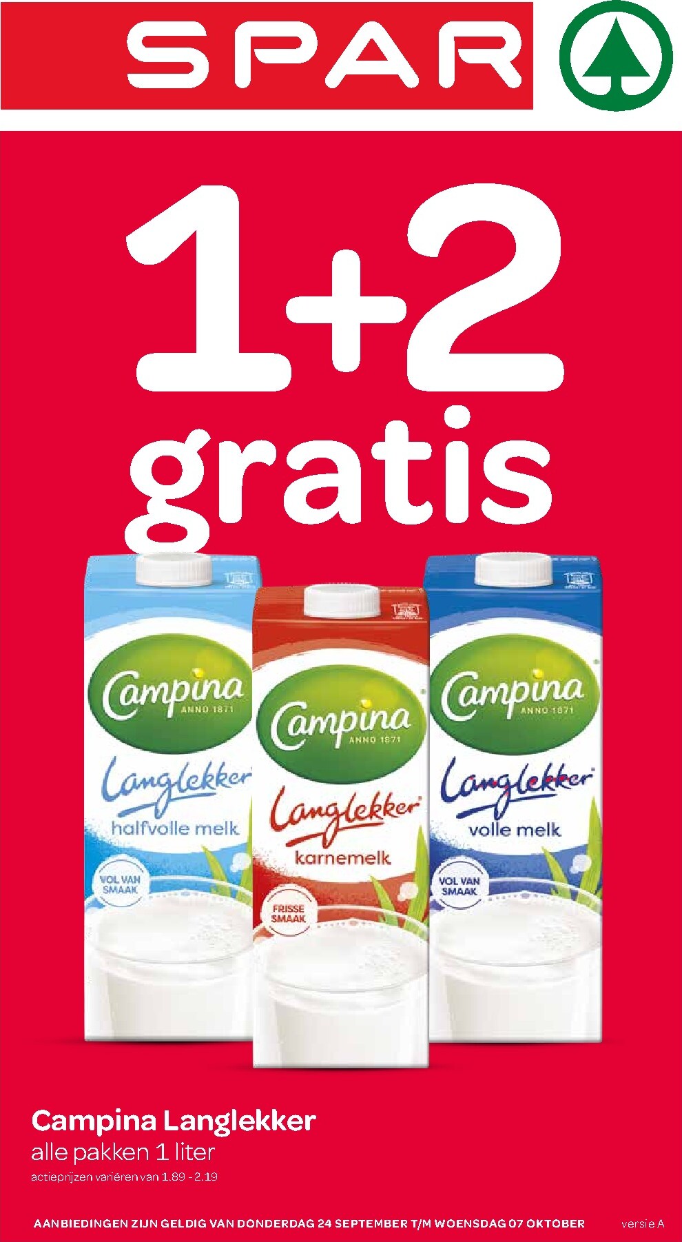 Huidige SPAR folder geldig van donderdag 24-09-2026 tot woensdag 07-10-2026