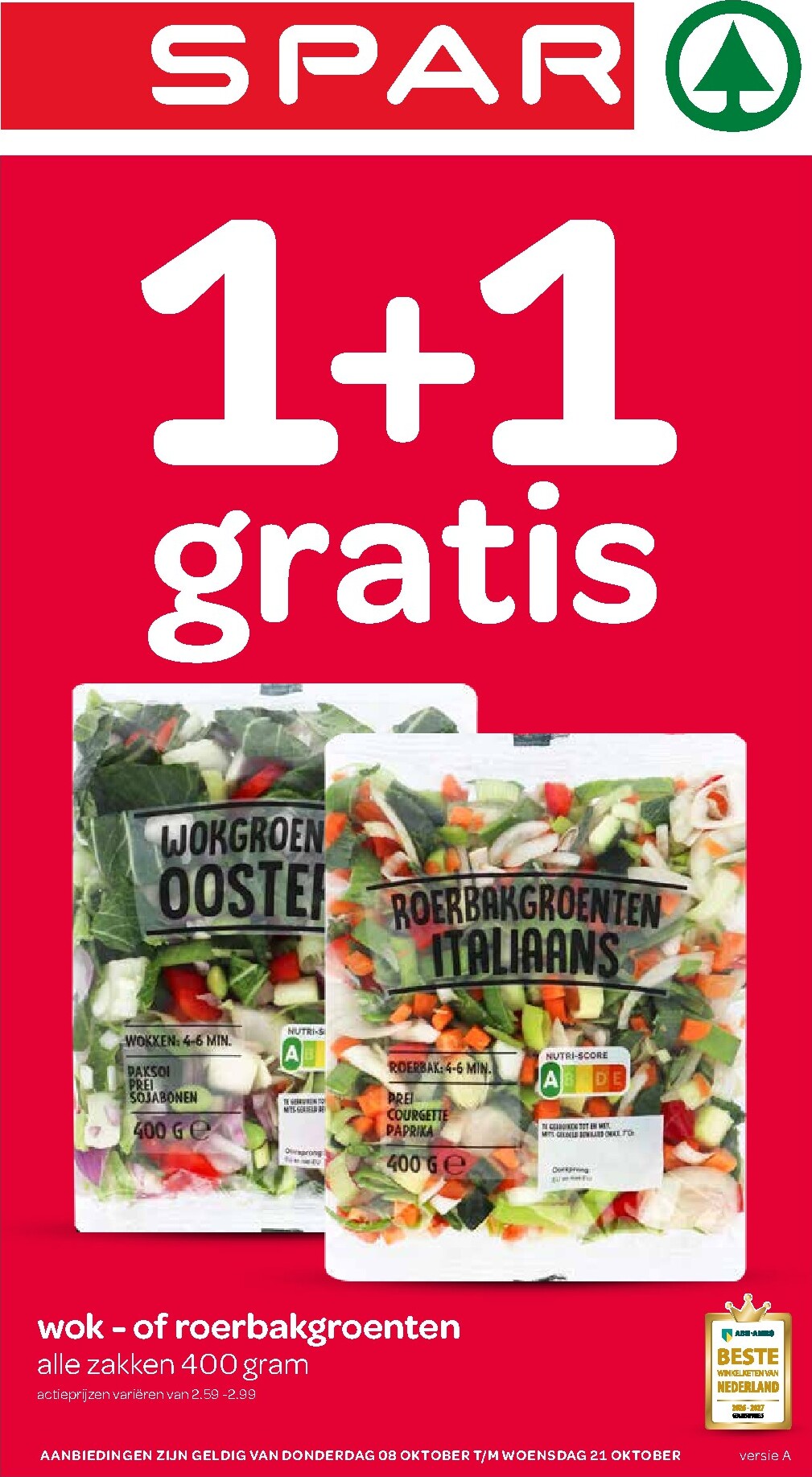Huidige SPAR folder geldig van donderdag 08-10-2026 tot woensdag 21-10-2026