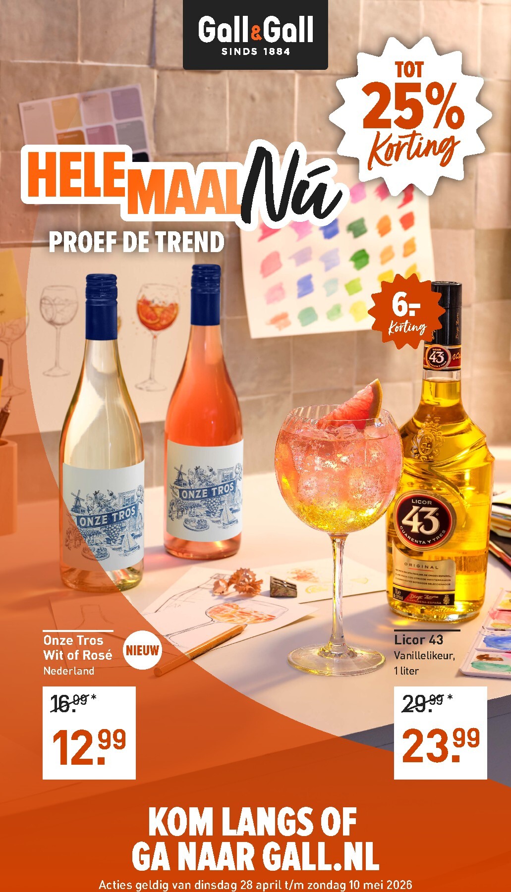 Huidige Gall&Gall folder geldig van dinsdag 28-04-2026 tot zondag 10-05-2026