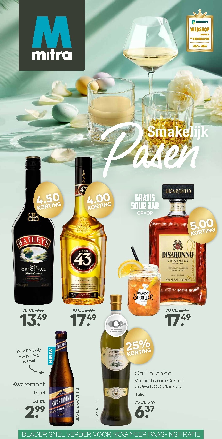 De Mitra folder geldig vanaf 16-03-2026 t/m 05-04-2026
