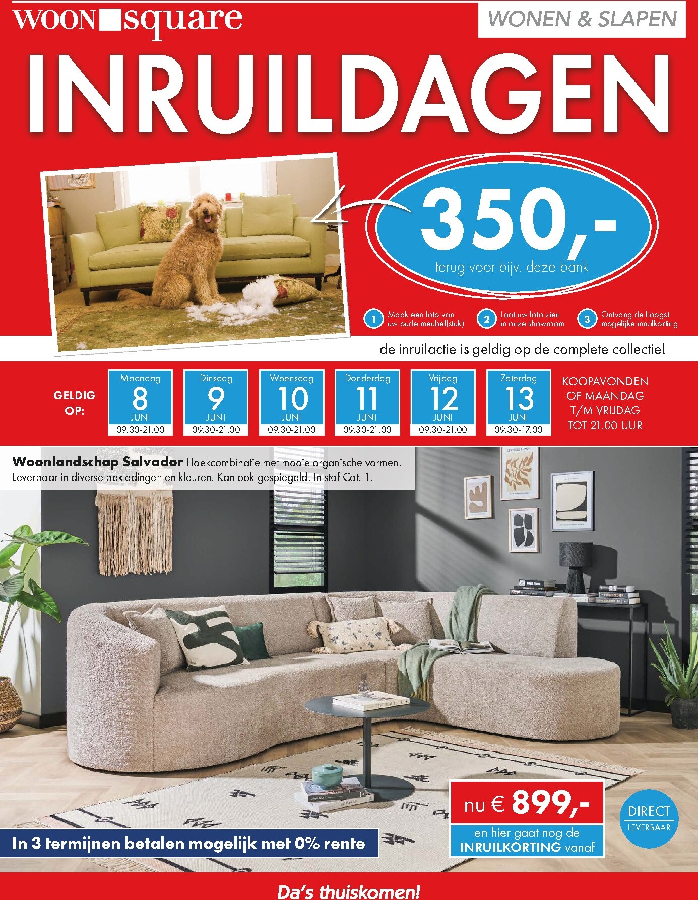 Woonsquare folder voor volgende week van maandag 08-06-2026 tot zaterdag 13-06-2026