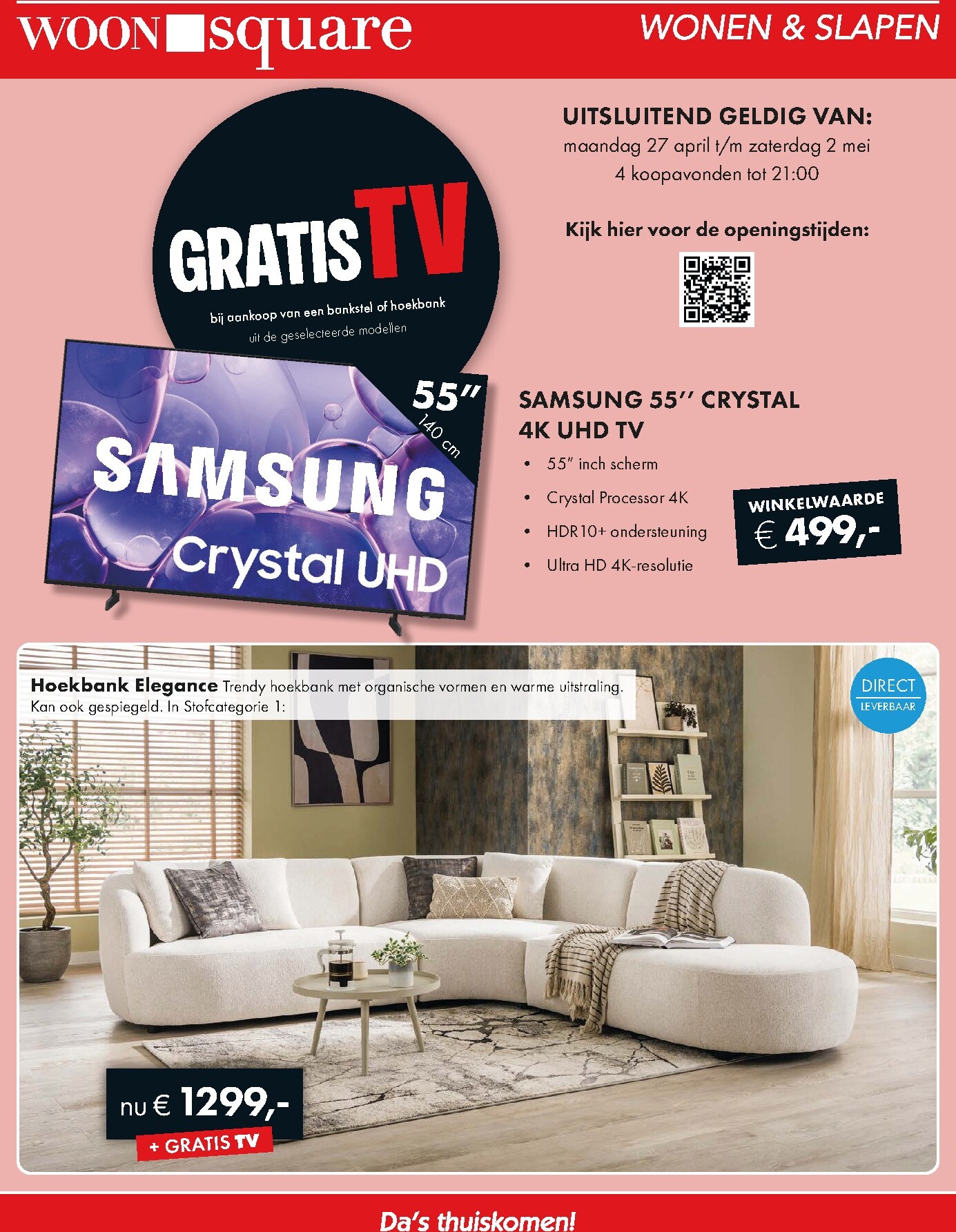 Woonsquare folder voor volgende week van maandag 27-04-2026 tot zaterdag 02-05-2026