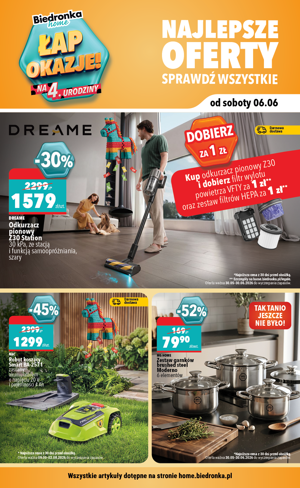 Aktualna gazetka Biedronka - Home ważna od 06.06.2026 do 30.06.2026