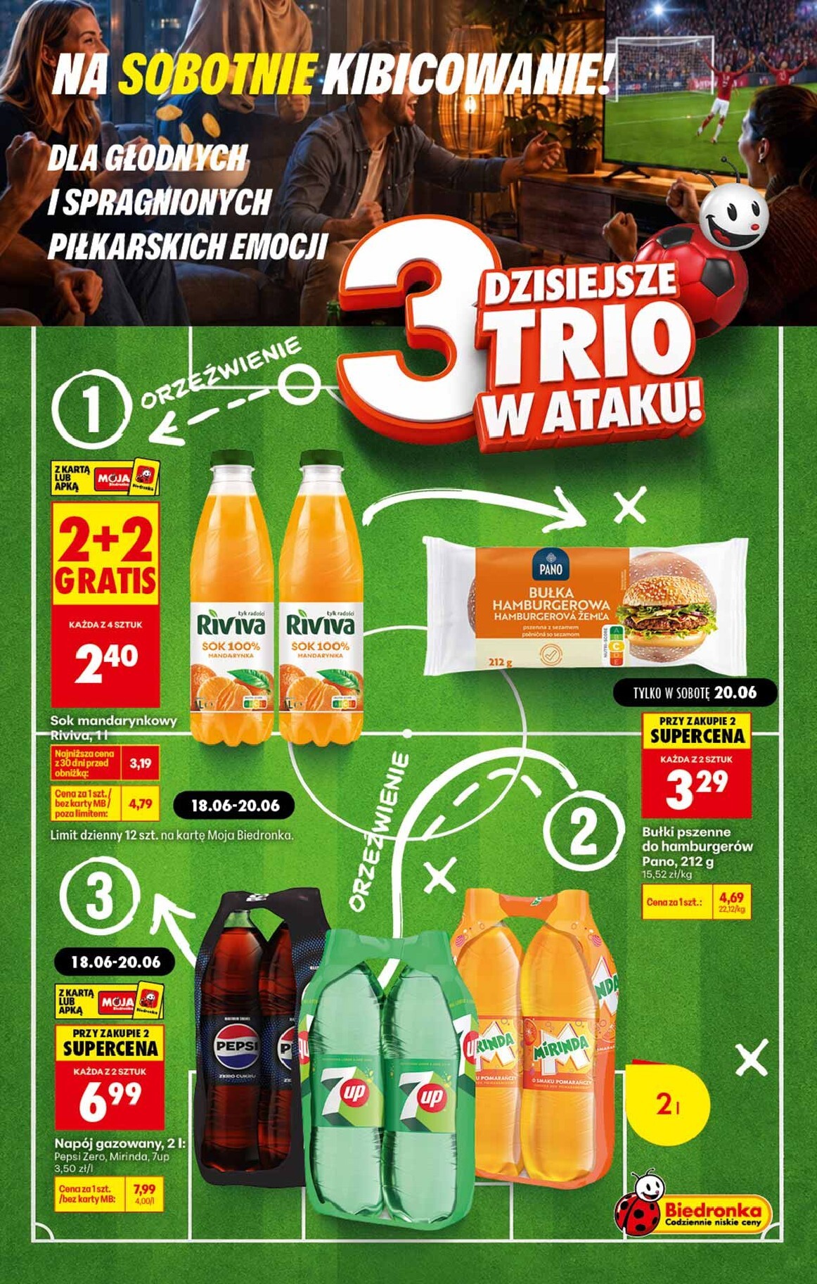 Aktualna gazetka Biedronka - Football ważna od 18.06.2026 do 20.06.2026