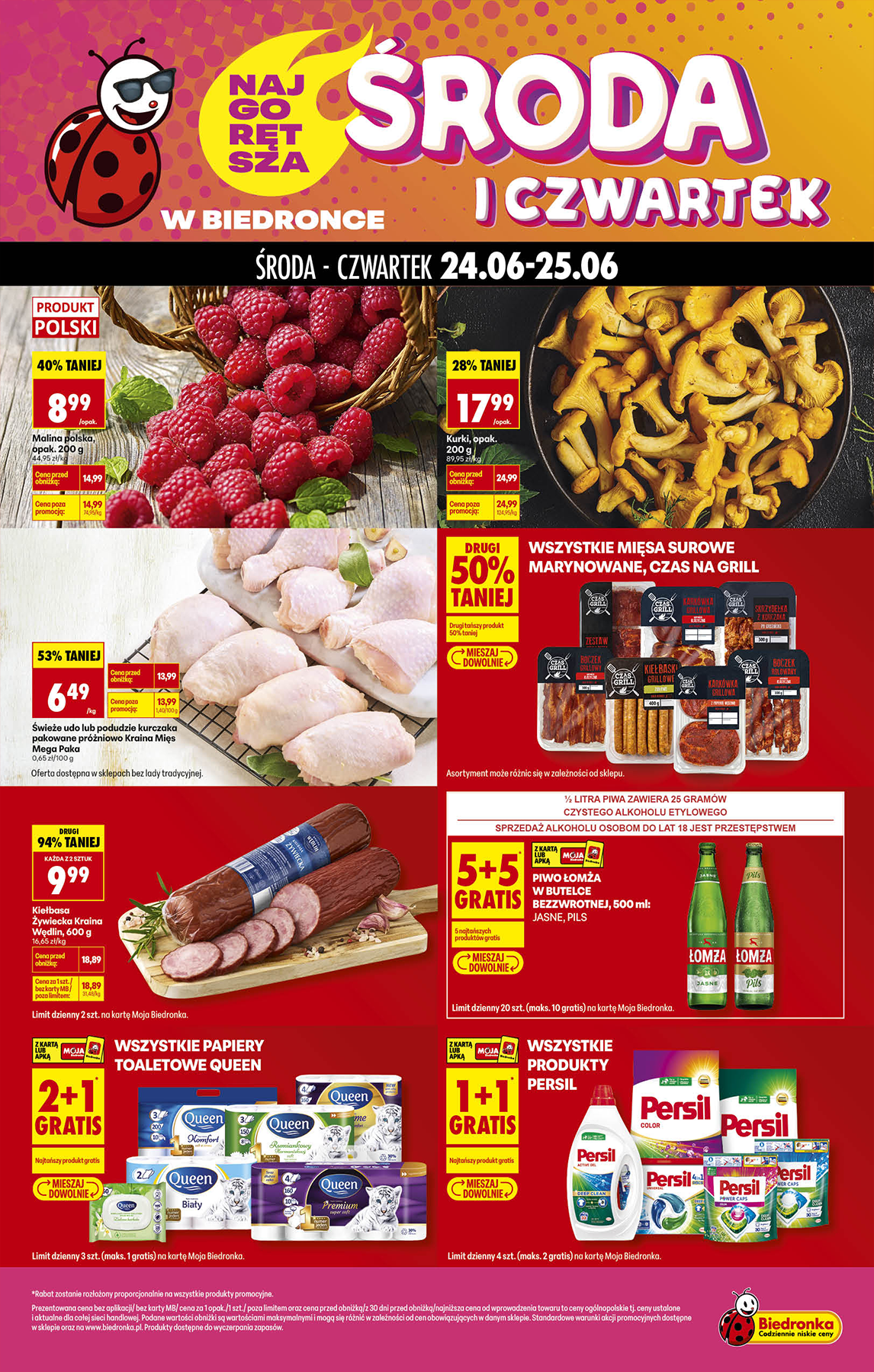 Aktualna gazetka Biedronka ważna od 24.06.2026 do 25.06.2026
