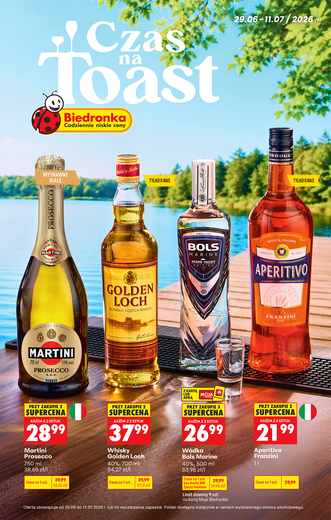 Aktualna gazetka Biedronka - Alkohol P ważna od 29.06.2026 do 11.07.2026