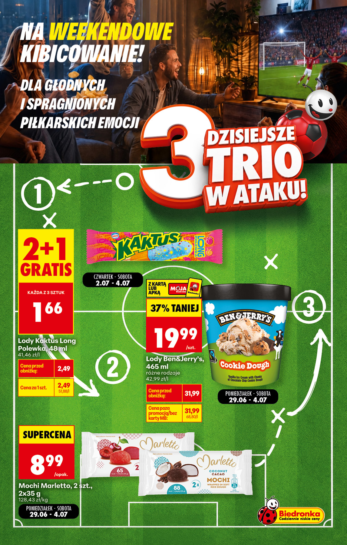 Nowa gazetka Biedronka - Foodball Weekend 2 ważna od 04.07.2026 do 05.07.2026
