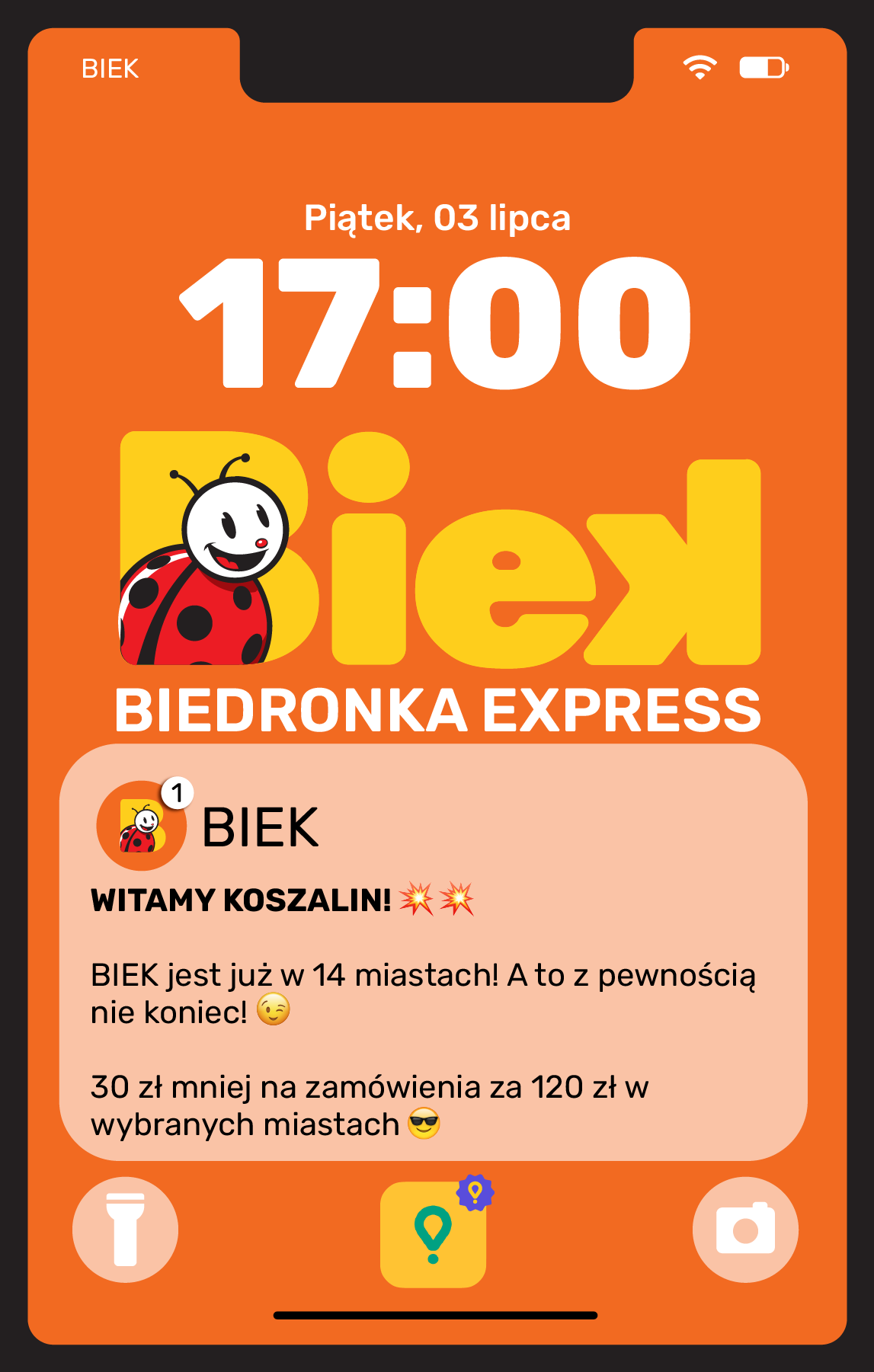 Aktualna gazetka Biedronka - BIEK ważna od 03.07.2026 do 31.07.2026