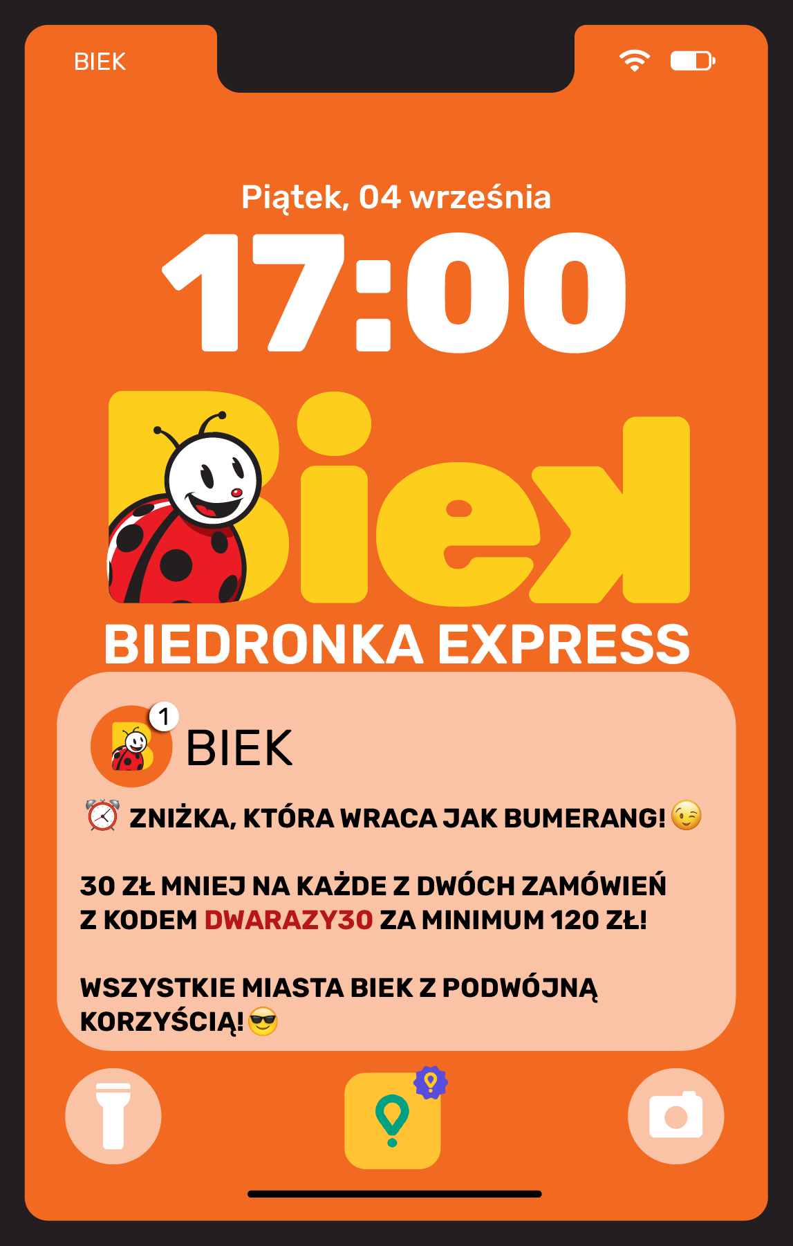 Aktualna gazetka Biedronka - BIEK ważna od 04.09.2026 do 06.09.2026