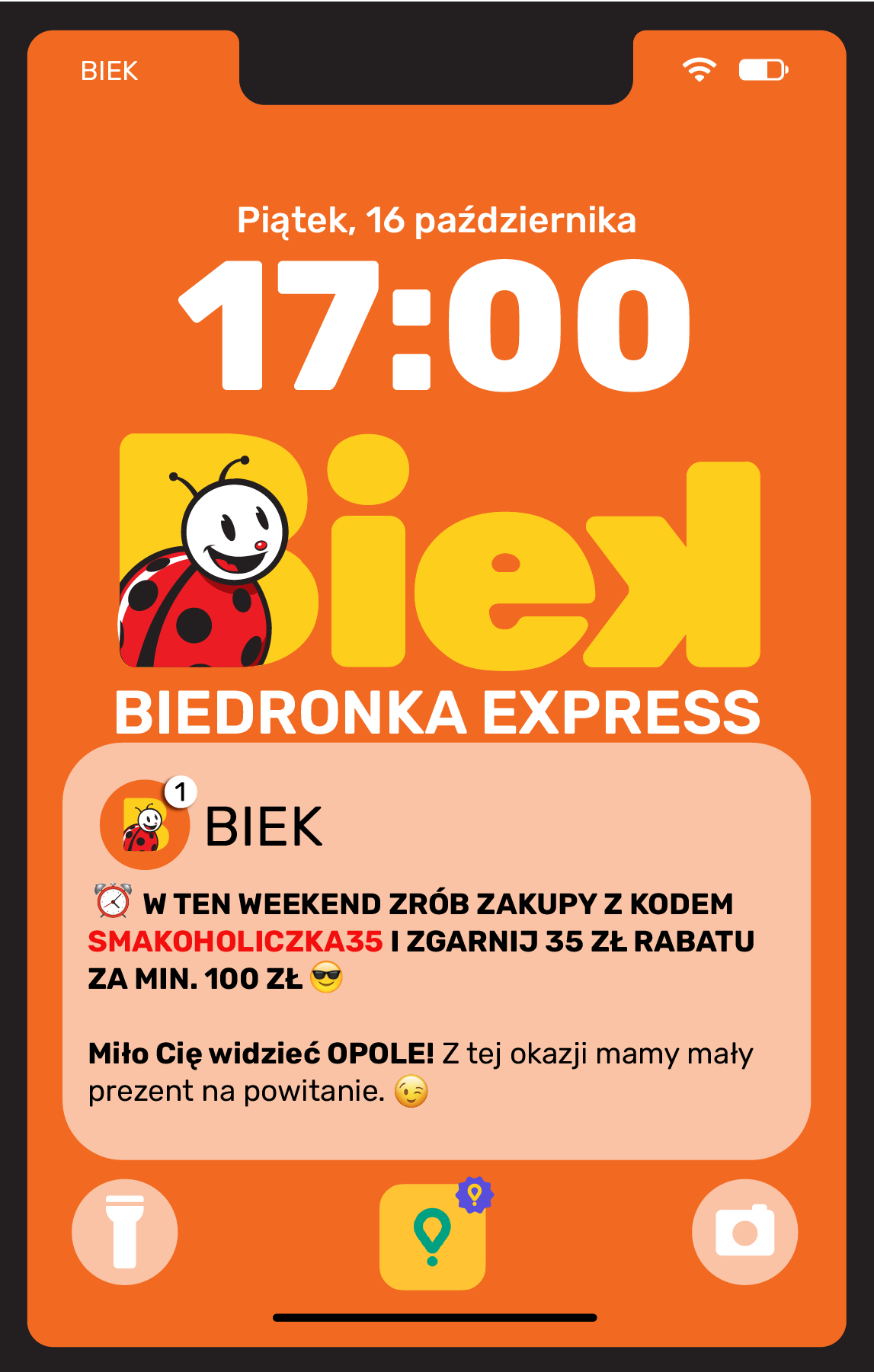 Aktualna gazetka Biedronka - Biek ważna od 16.10.2026 do 18.10.2026