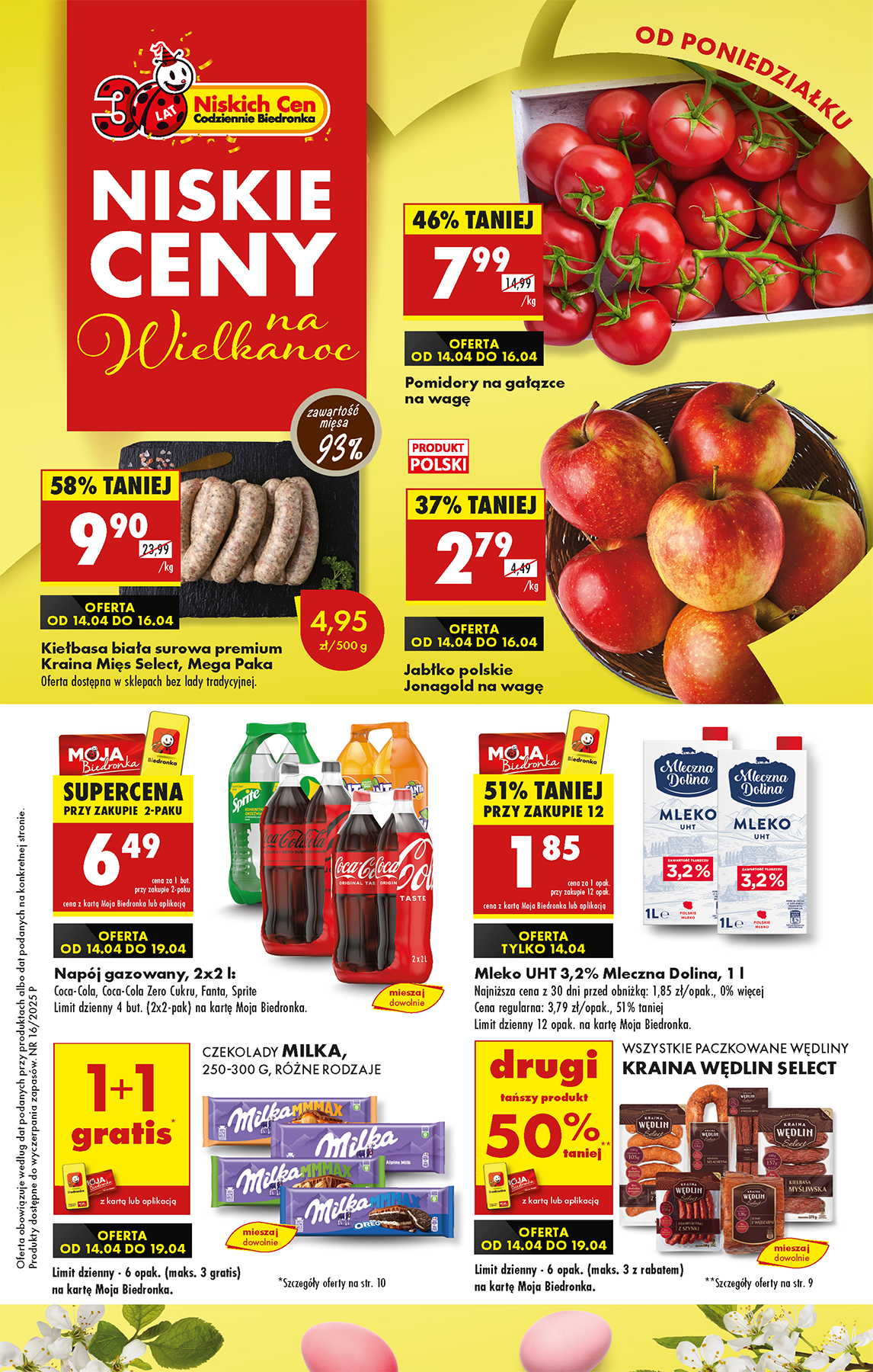 Sprawdź Niesamowite Okazje: Biedronka - Gazowane Napoje, LIDL - Świeże Jaja i Kaufland - Winogrona! Promocje na 2025-04-16