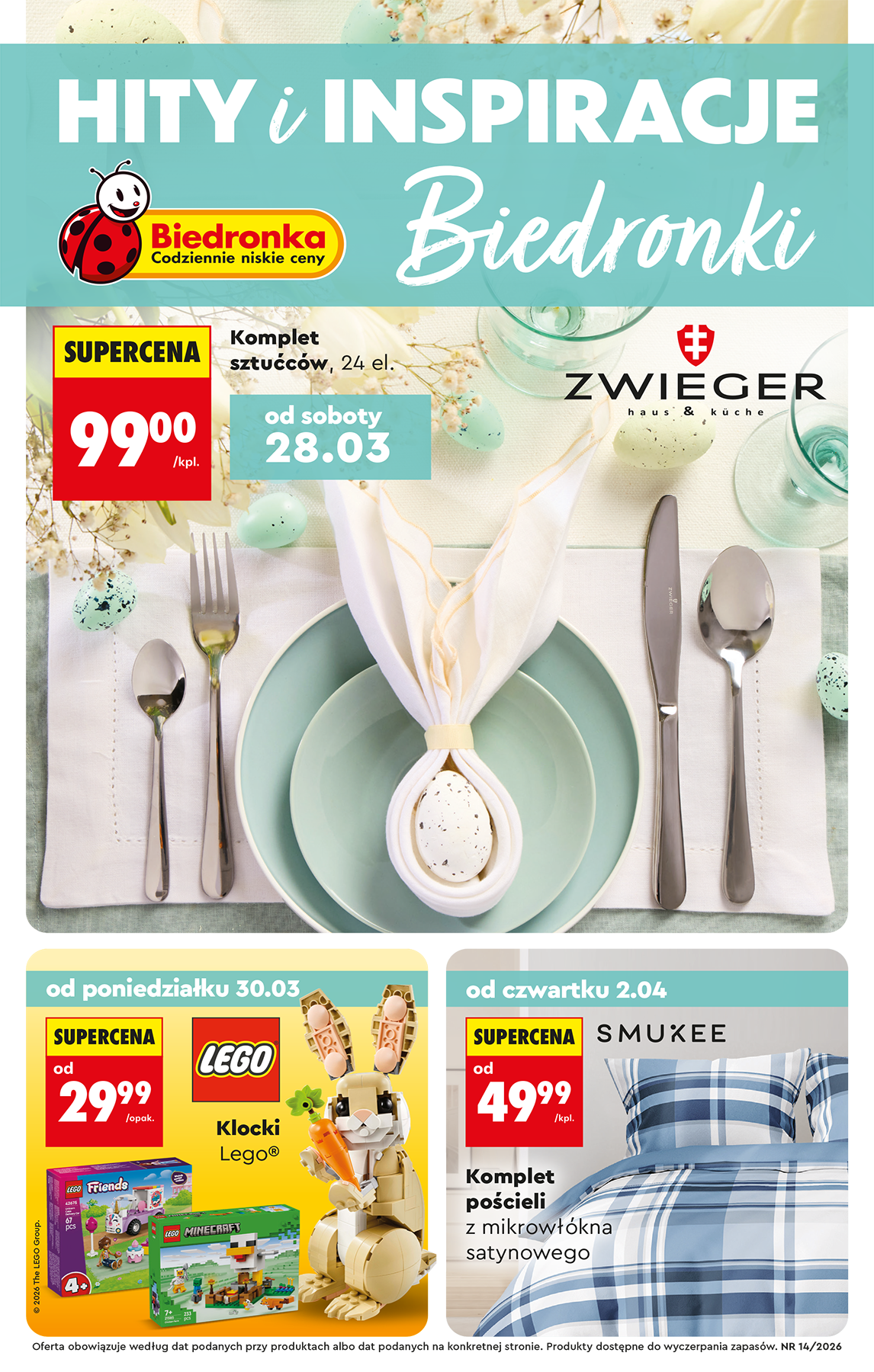 Gazetka Biedronka - Hity i inspiracje - ważna od 28.03.2026 do 11.04.2026