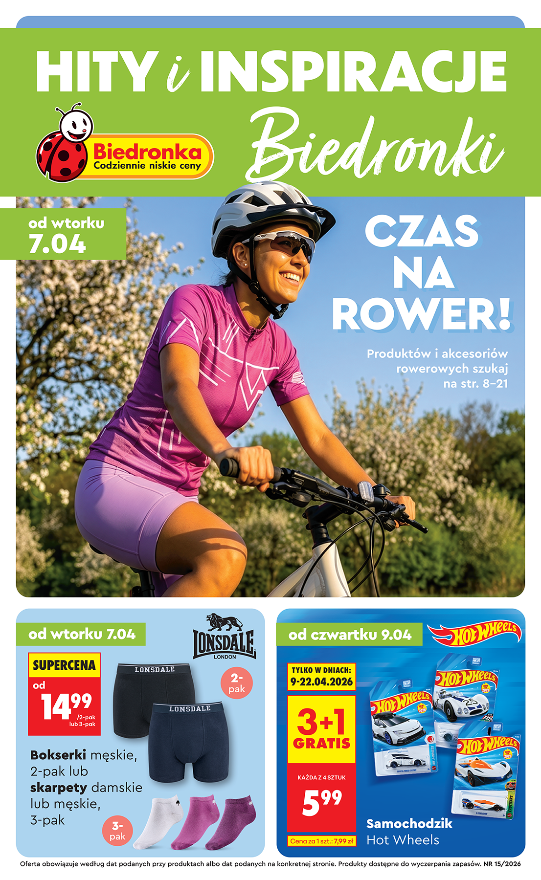 Gazetka Biedronka - Hity i inspiracje - ważna od 07.04.2026 do 22.04.2026