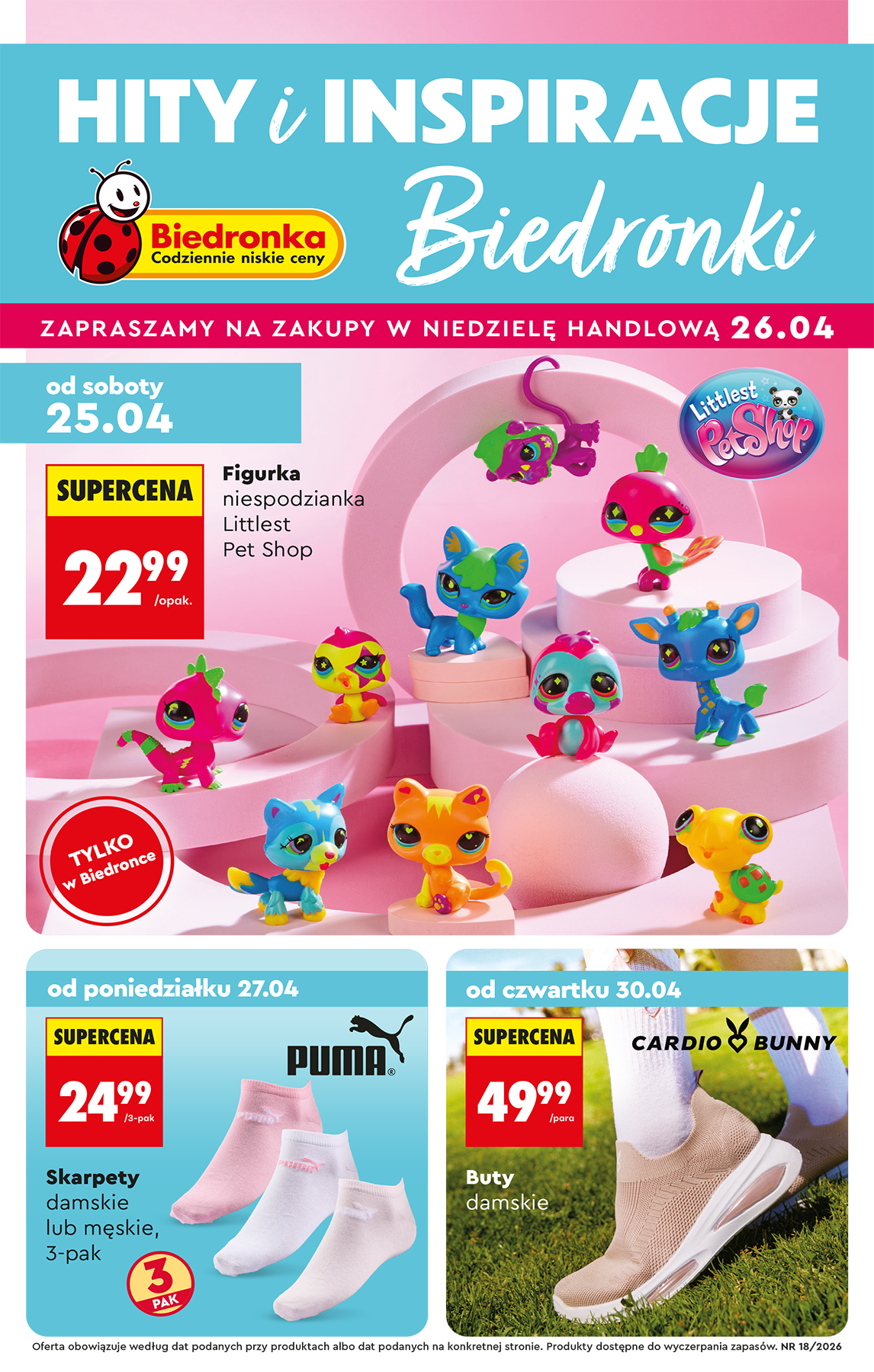 Nowa gazetka Biedronka - Hity i inspiracje ważna od 25.04.2026 do 13.05.2026