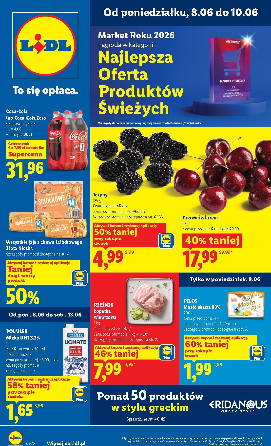 Nowa gazetka Lidl ważna od 08.06.2026 do 10.06.2026