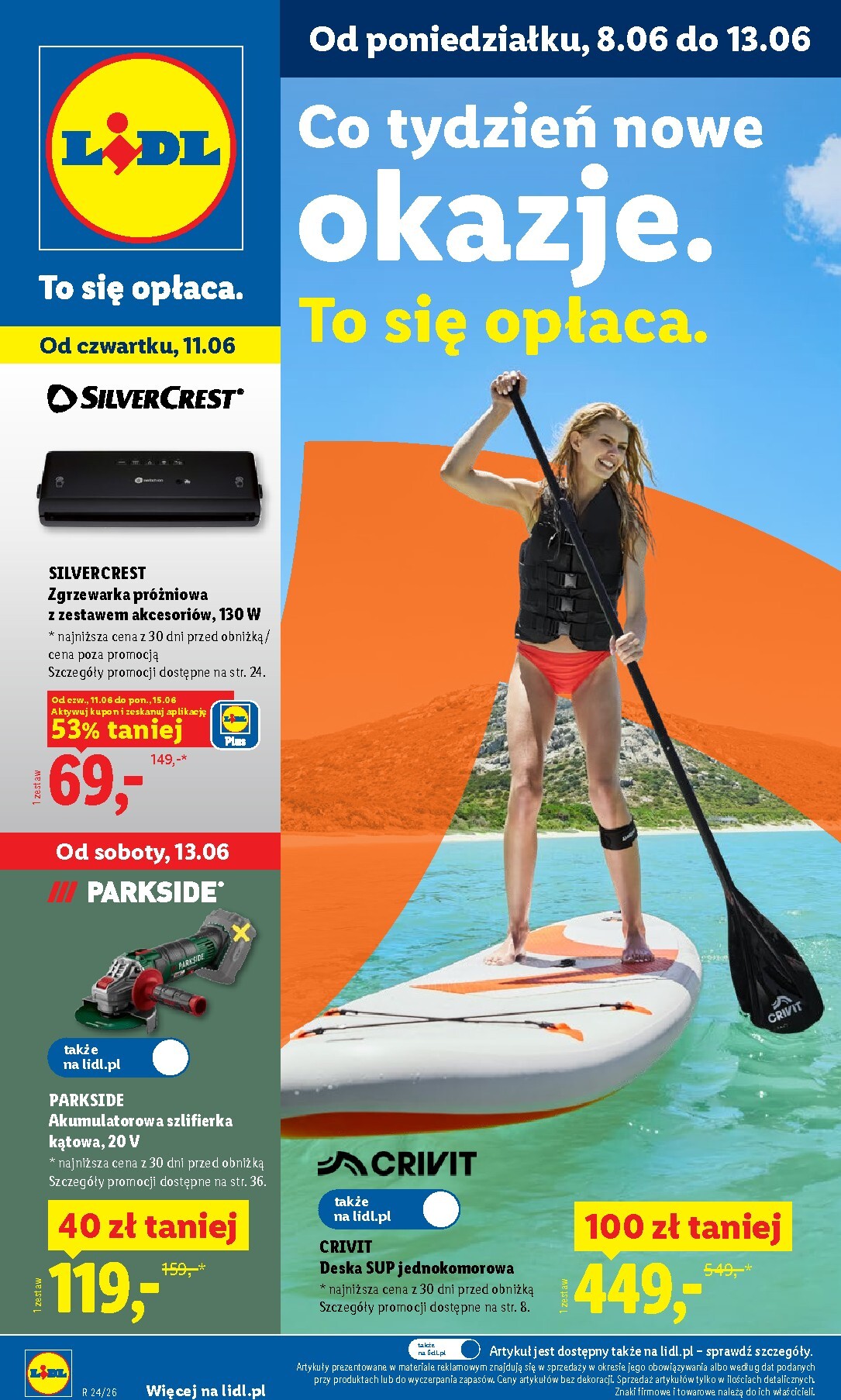 Aktualna gazetka Lidl - Katalog ważny od 8.06 ważna od 08.06.2026 do 13.06.2026