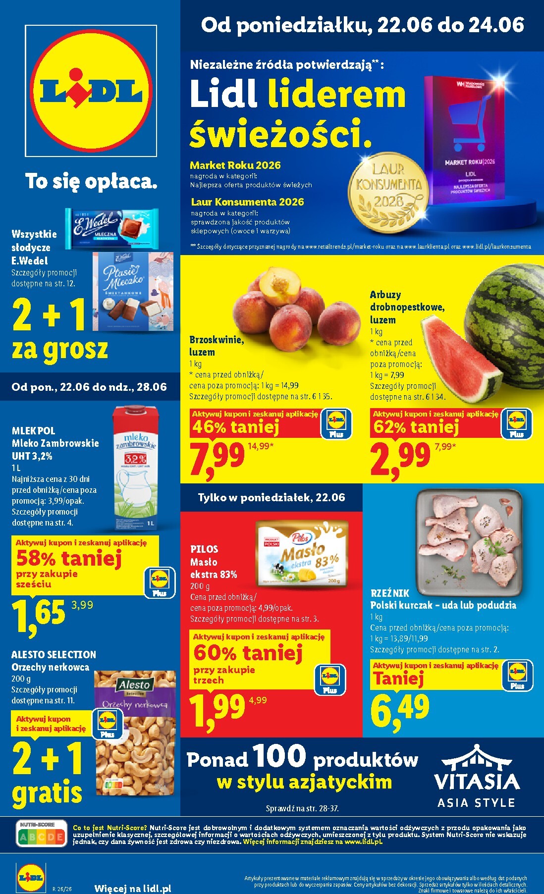Nowa gazetka Lidl - Gazetka ważna od 22.06 do 24.06 ważna od 22.06.2026 do 24.06.2026