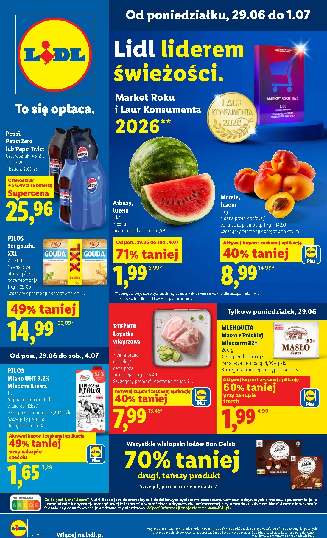 Nowa gazetka Lidl - Gazetka ważna od 29.06 do 1.07 ważna od 29.06.2026 do 01.07.2026
