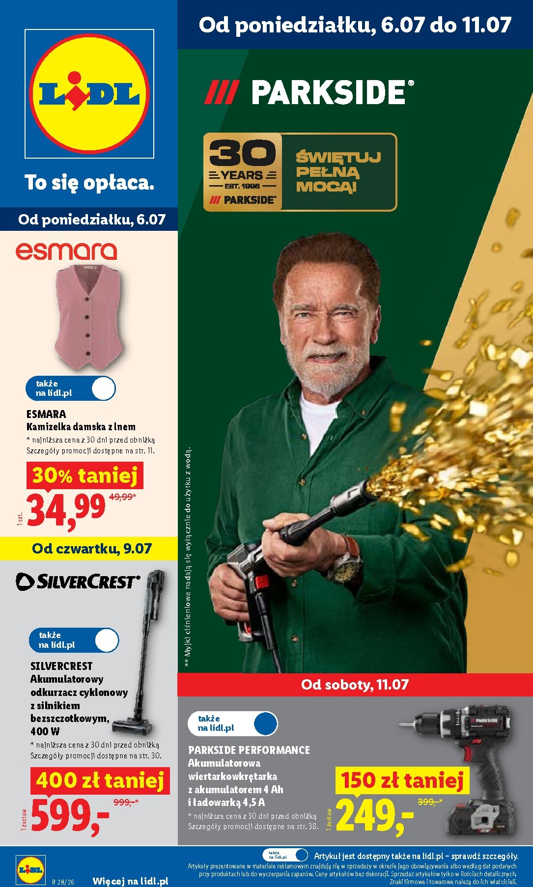Nowa gazetka Lidl - Katalog ważny od 6.07 ważna od 06.07.2026 do 11.07.2026