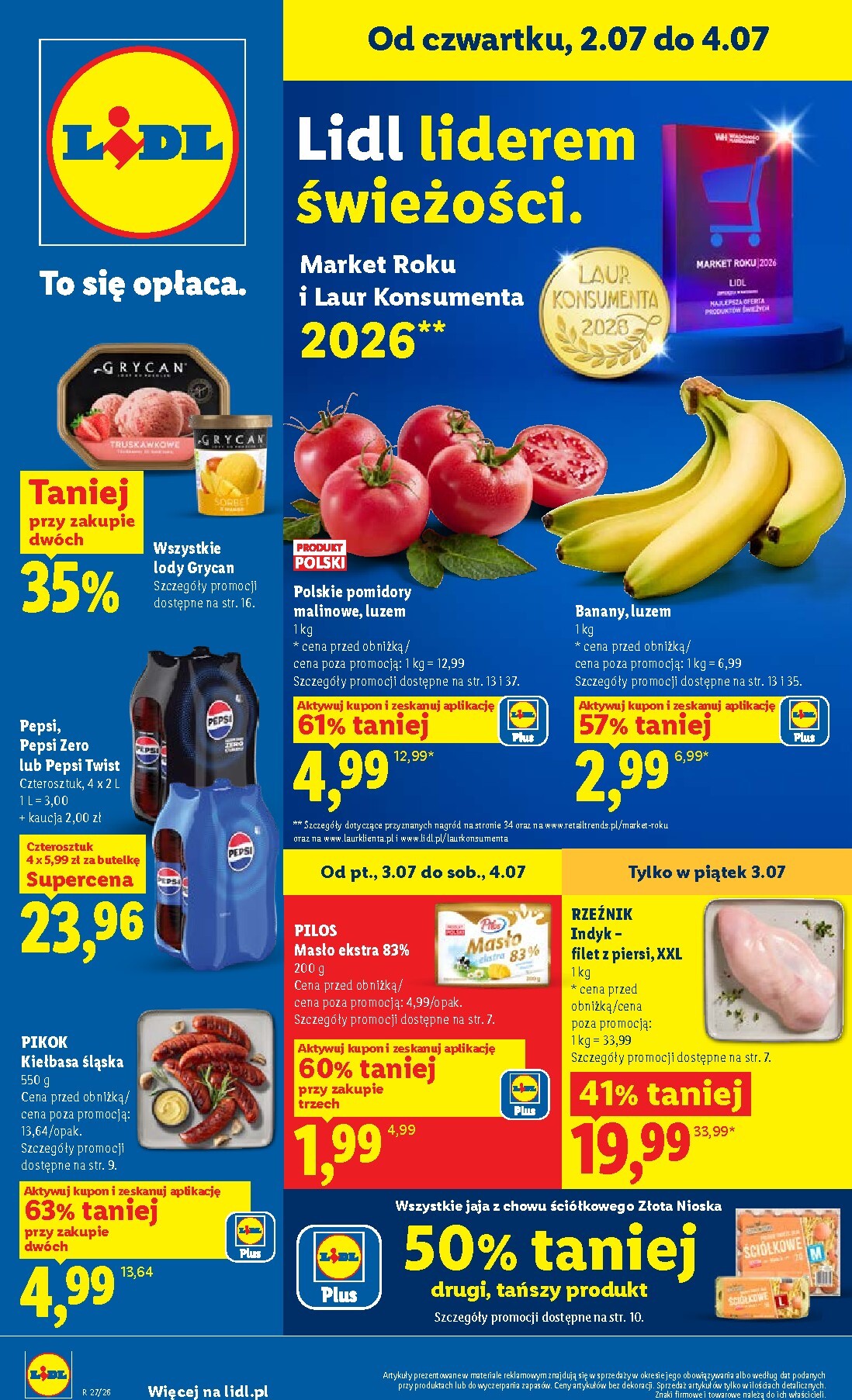 Nowa gazetka Lidl ważna od 02.07.2026 do 04.07.2026
