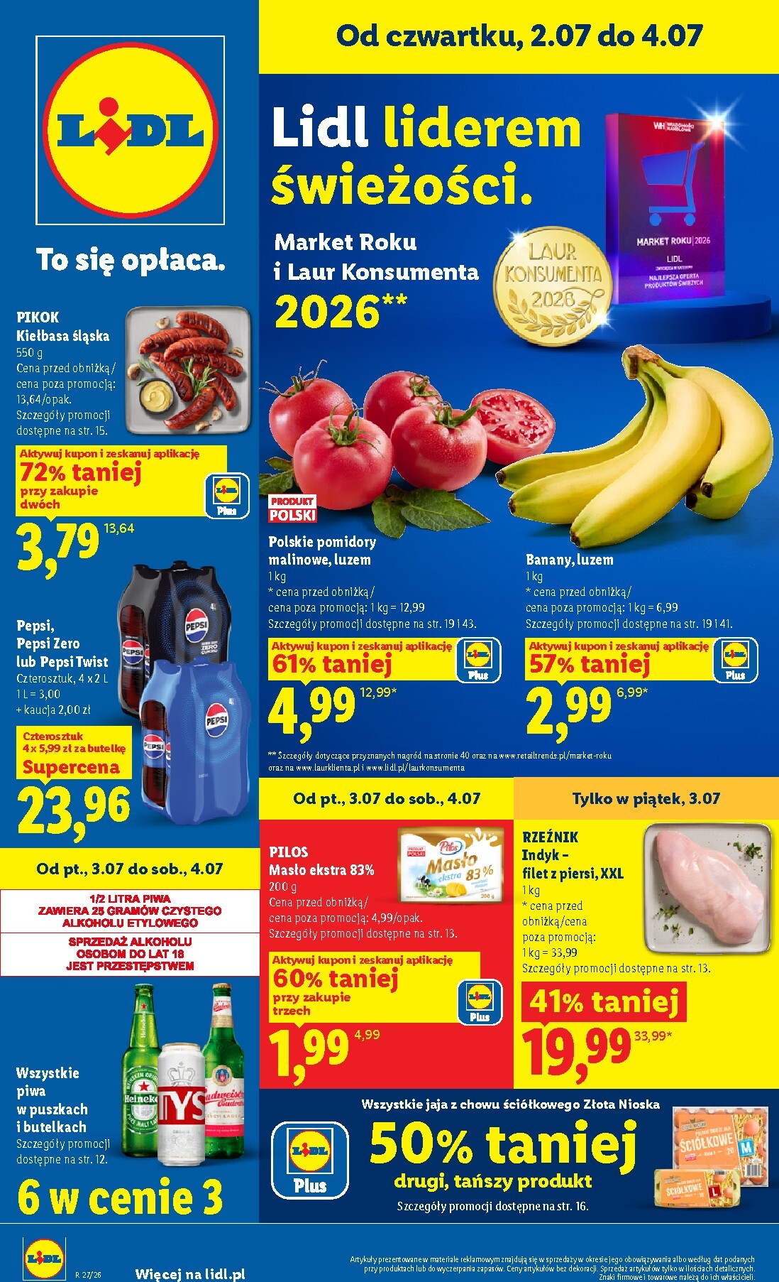 Aktualna gazetka Lidl - Gazetka ważna od 2.07 do 4.07 ważna od 02.07.2026 do 04.07.2026
