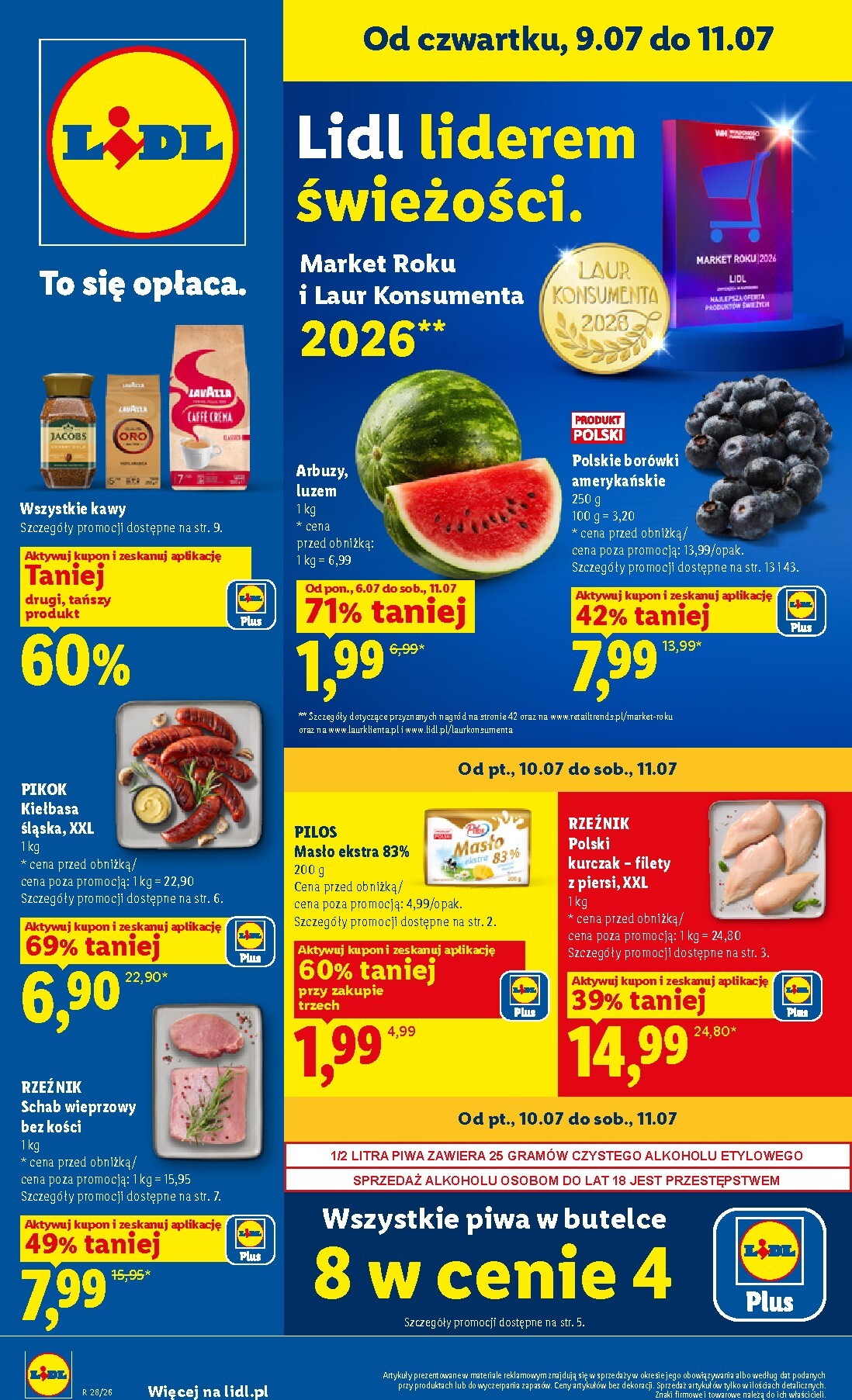 Nowa gazetka Lidl - Gazetka ważna od 9.07 do 11.07 ważna od 09.07.2026 do 11.07.2026