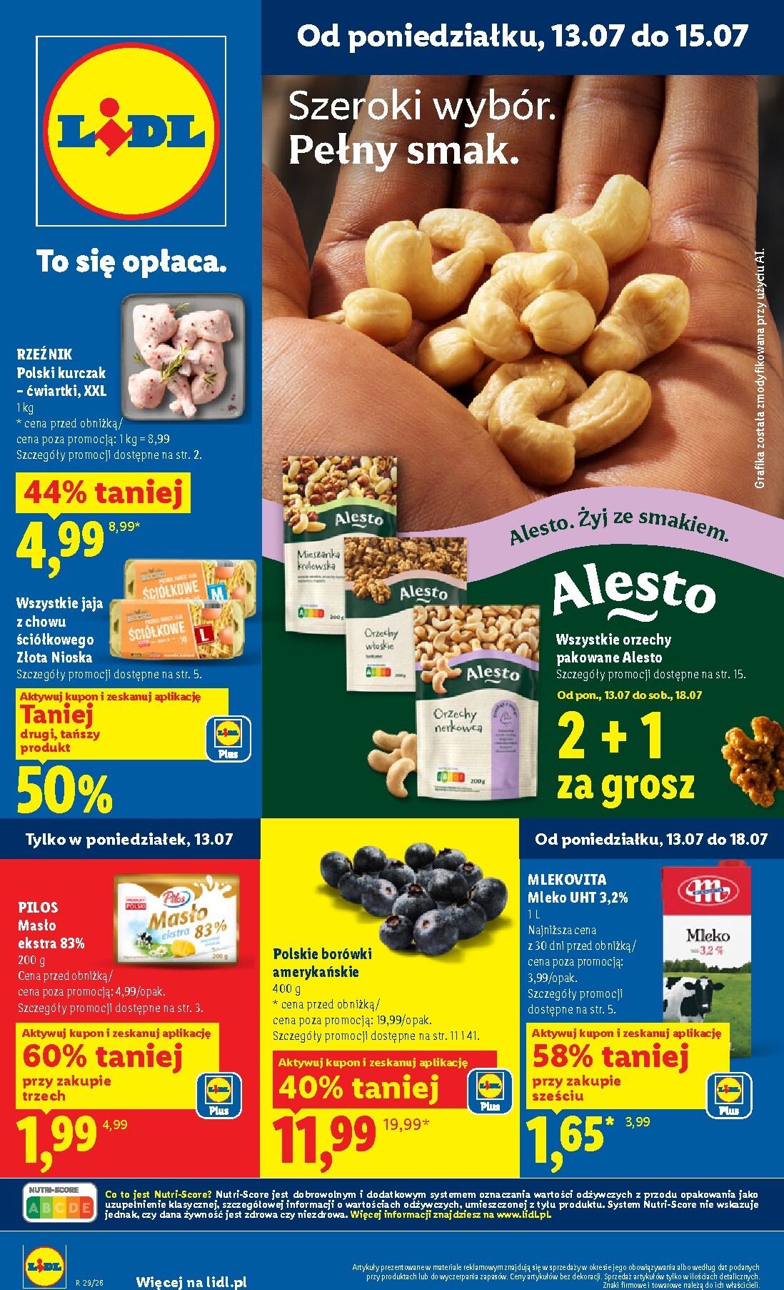 Nowa gazetka Lidl - Gazetka ważna od 13.07 do 15.07 ważna od 13.07.2026 do 15.07.2026