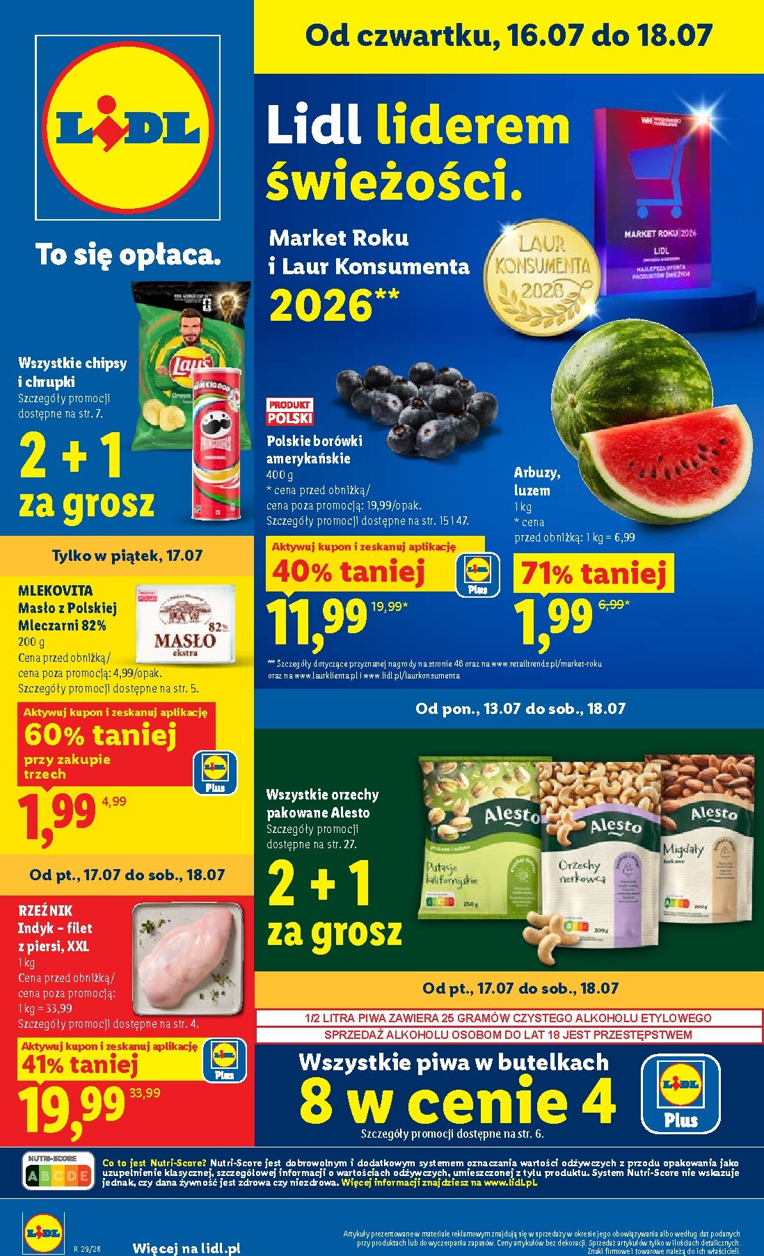 Aktualna gazetka Lidl ważna od 16.07.2026 do 18.07.2026