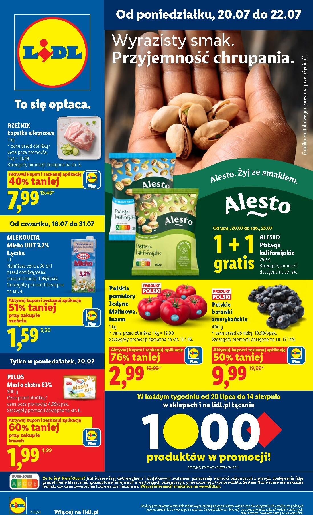 Aktualna gazetka Lidl - Gazetka ważna od 20.07 do 22.07 ważna od 20.07.2026 do 22.07.2026